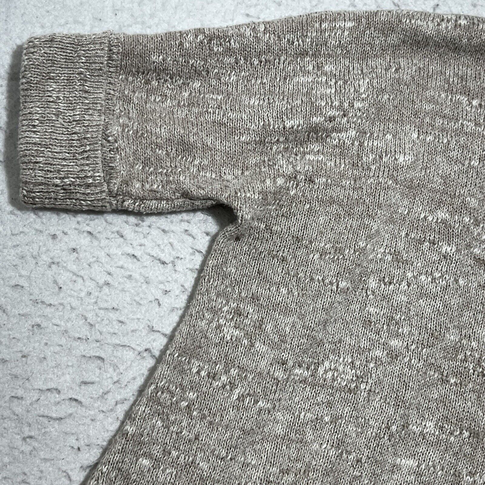 Other Torrid Marled Knit V-Neck 1/2 Sleeve Beige Sweater Pullover Size XL / US 12-14 / IT 48-50 - 6 Thumbnail