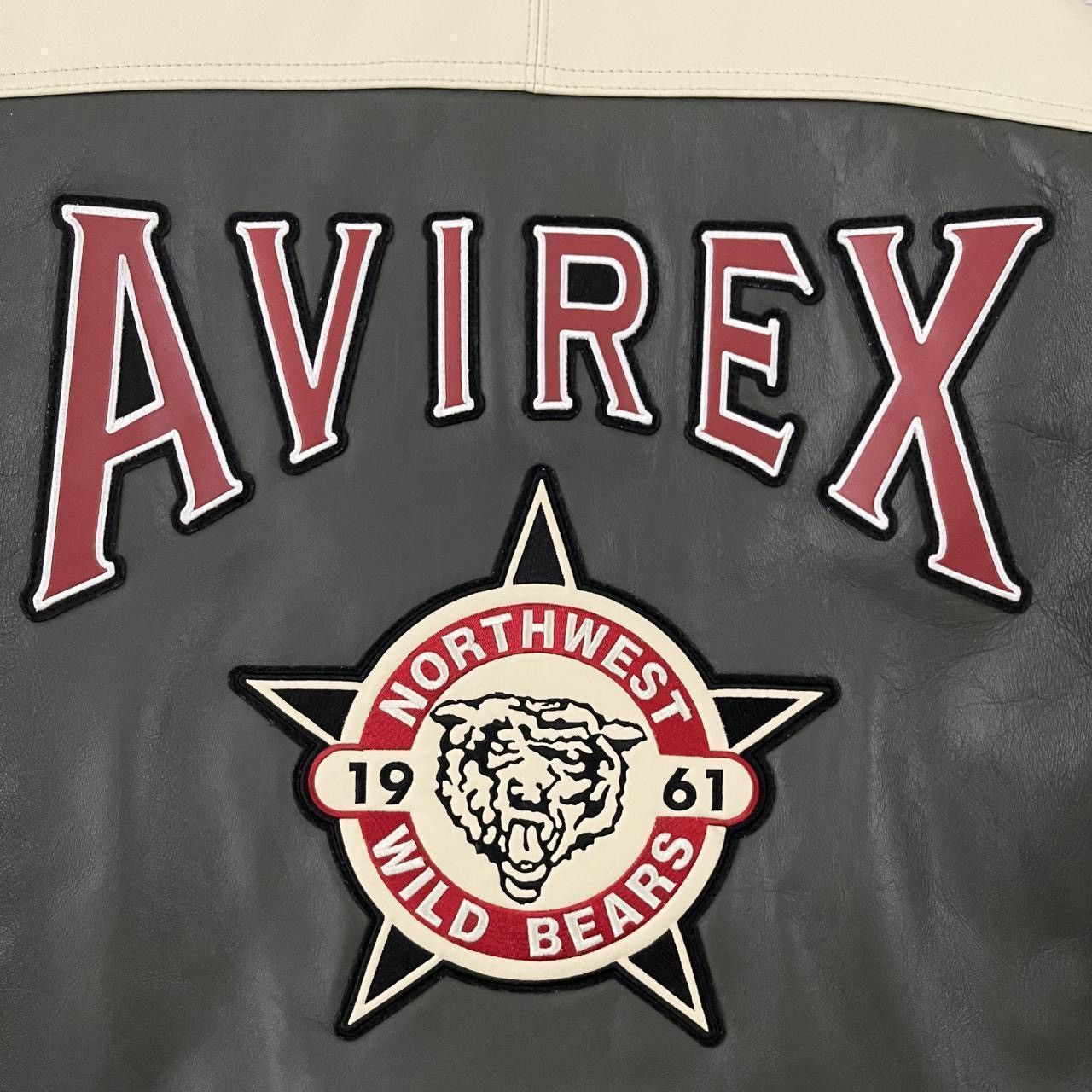 Avirex Avirex North West Wildbears Leather Varsity Jacket Size US XXL / EU 58 / 5 - 4 Thumbnail