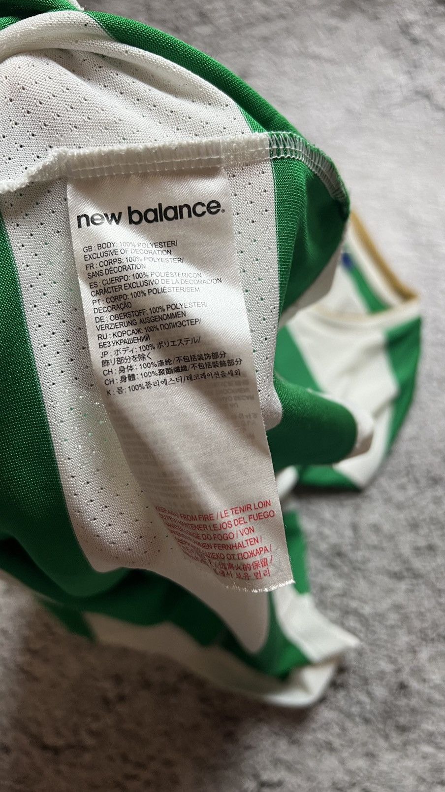 New Balance 2017-2018 Celtic 50years anniversary new balance jersey Size US XL / EU 56 / 4 - 6 Thumbnail
