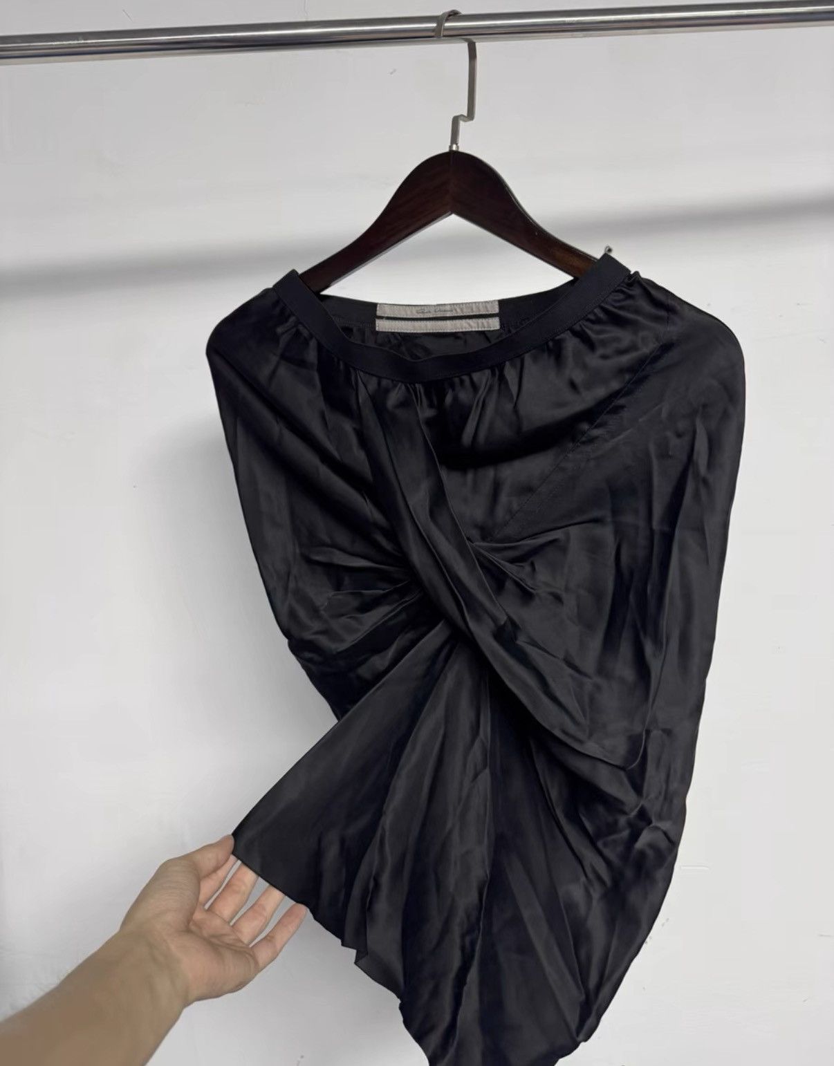 Rick Owens Rick Owens Ruched Mini Skirt K37 Size 27" / US 4 / IT 40 - 3 Thumbnail
