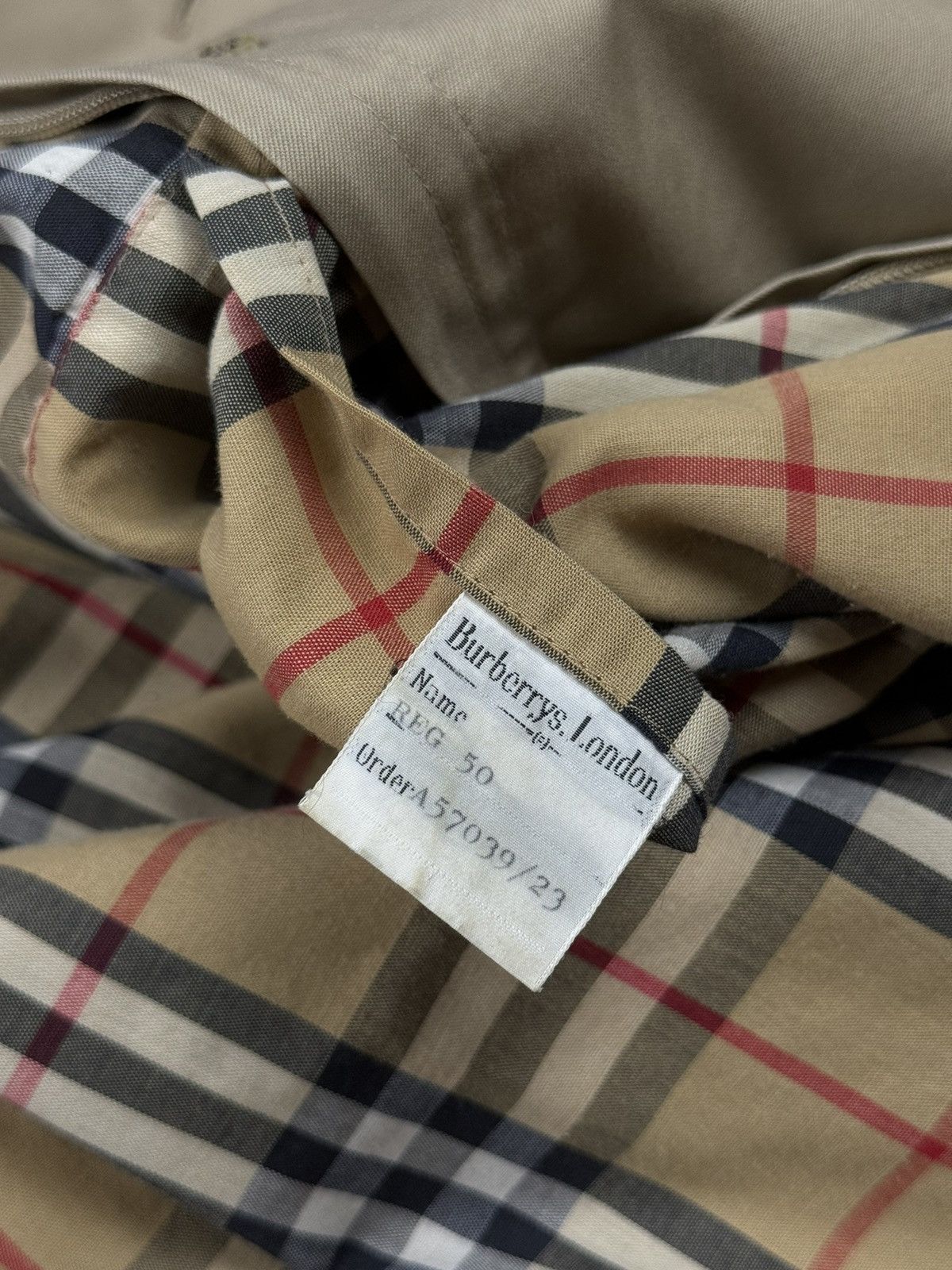 Burberry × Vintage Vintage trench coat Burberry original luxury streetwear item Size M / US 6-8 / IT 42-44 - 4 Thumbnail