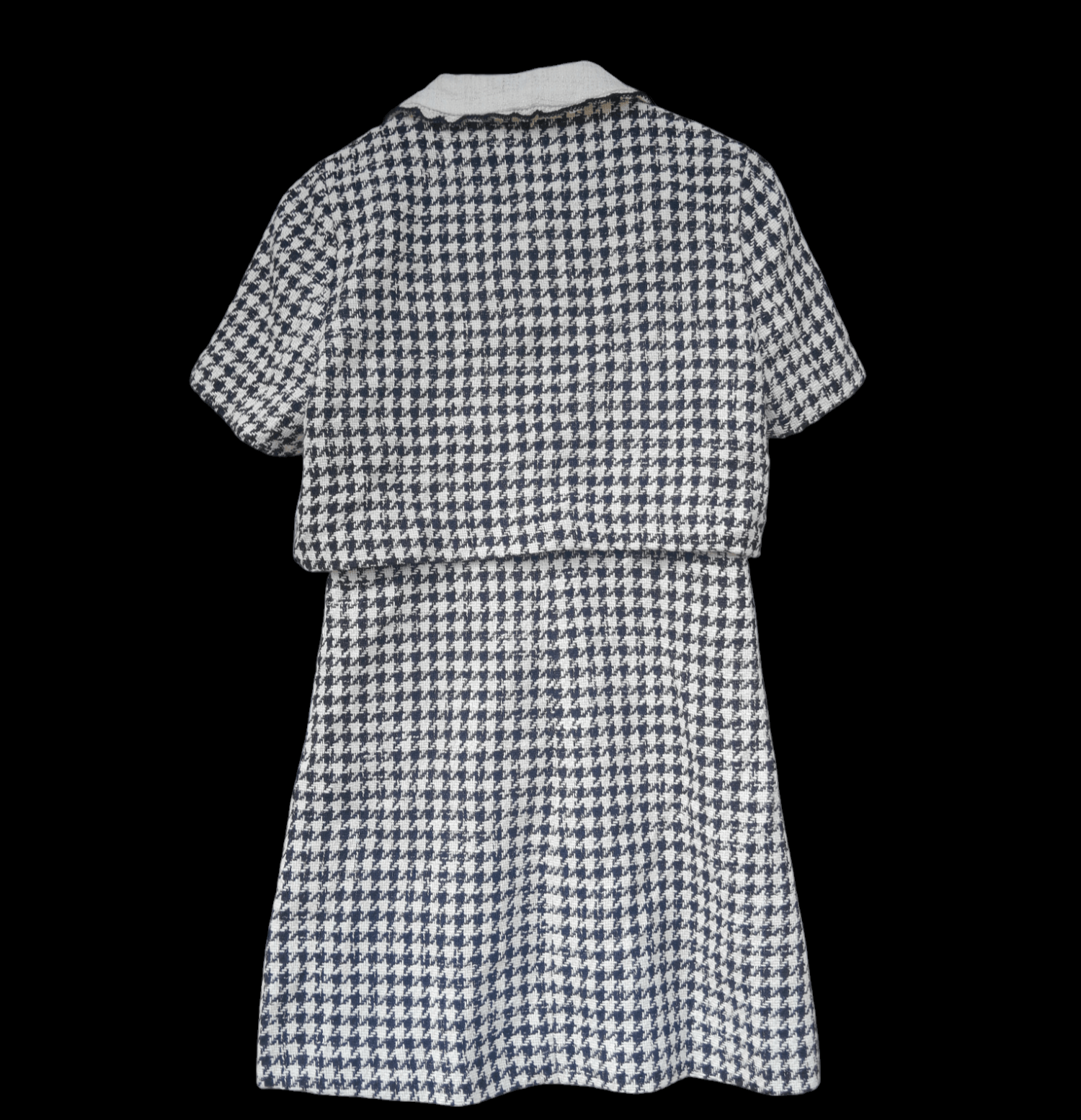 Sandro Tweed Trompe L'œil Mini Dress Size 3 Size XS / US 0-2 / IT 36-38 - 2 Thumbnail