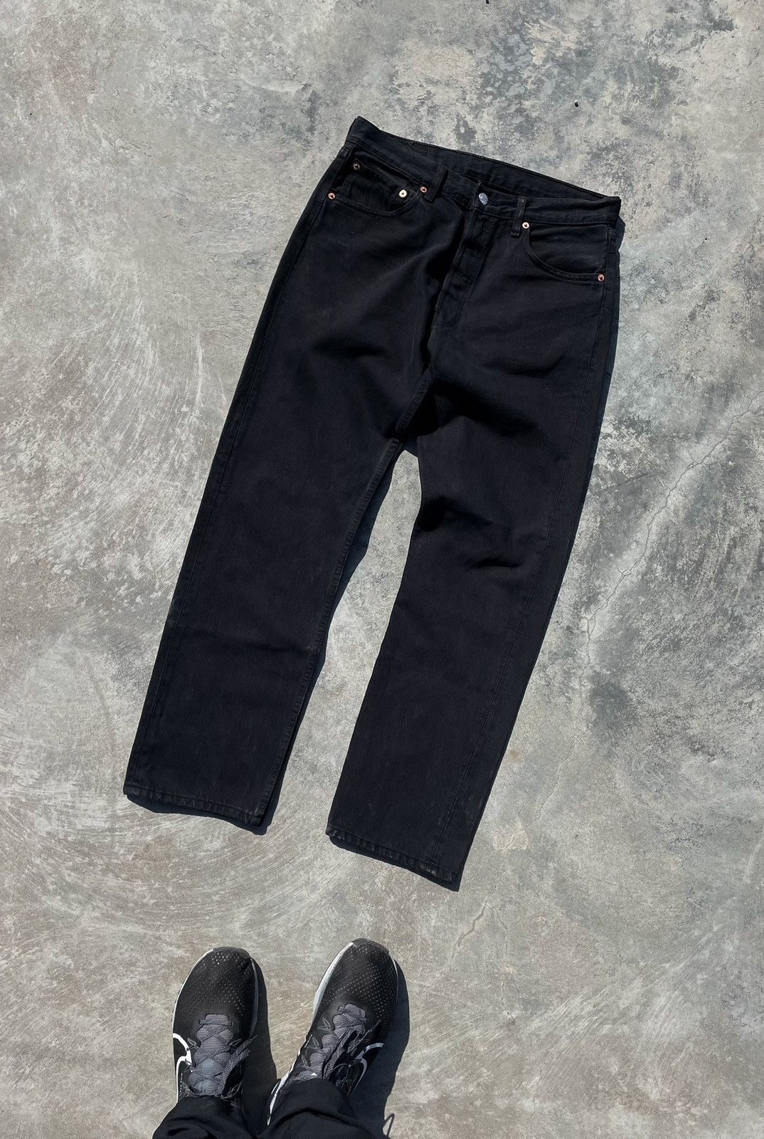 Levi's 🔥 VINTAGE LEVIS 501 RARE DISTRESS JEANS Y2K 🔥 Size US 32 / EU 48 - 11 Thumbnail