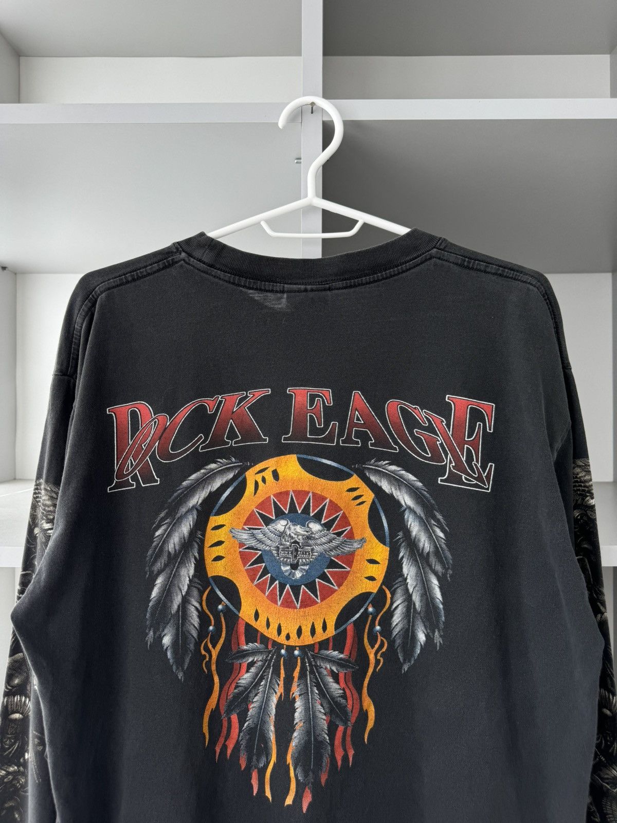 Band Tees × Vintage Rock Eagle Vintage Spirit of the Eagle Longsleeve Size US S / EU 44-46 / 1 - 9 Thumbnail