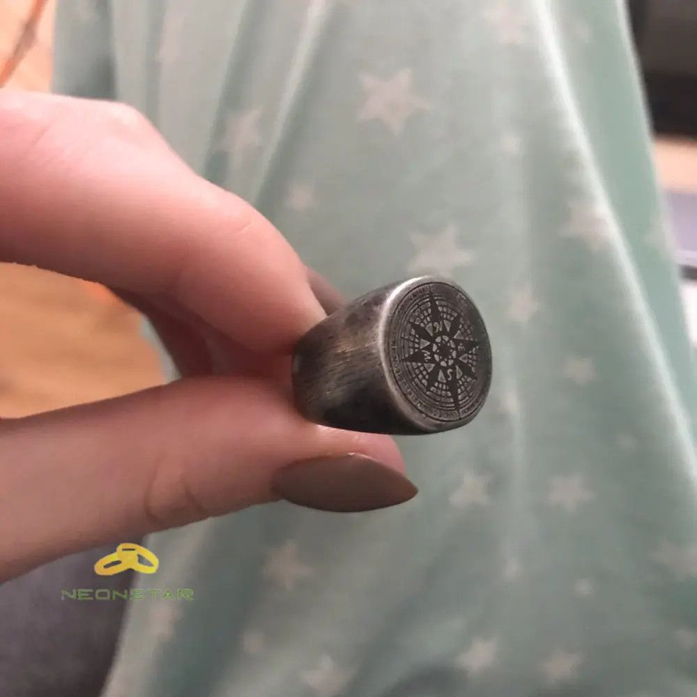 Jewelry × Vintage Vintage Viking Compass Ring Size ONE SIZE - 2 Thumbnail