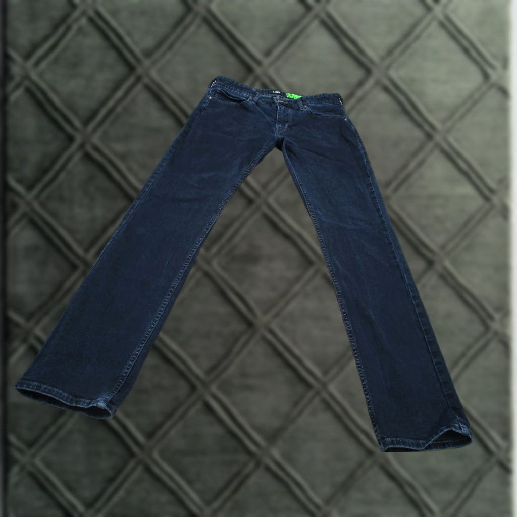 Paige Federal Jeans Men 31x32 Blue Denim Straight Stretch 5-Pocket Regular Waist Vintage No?