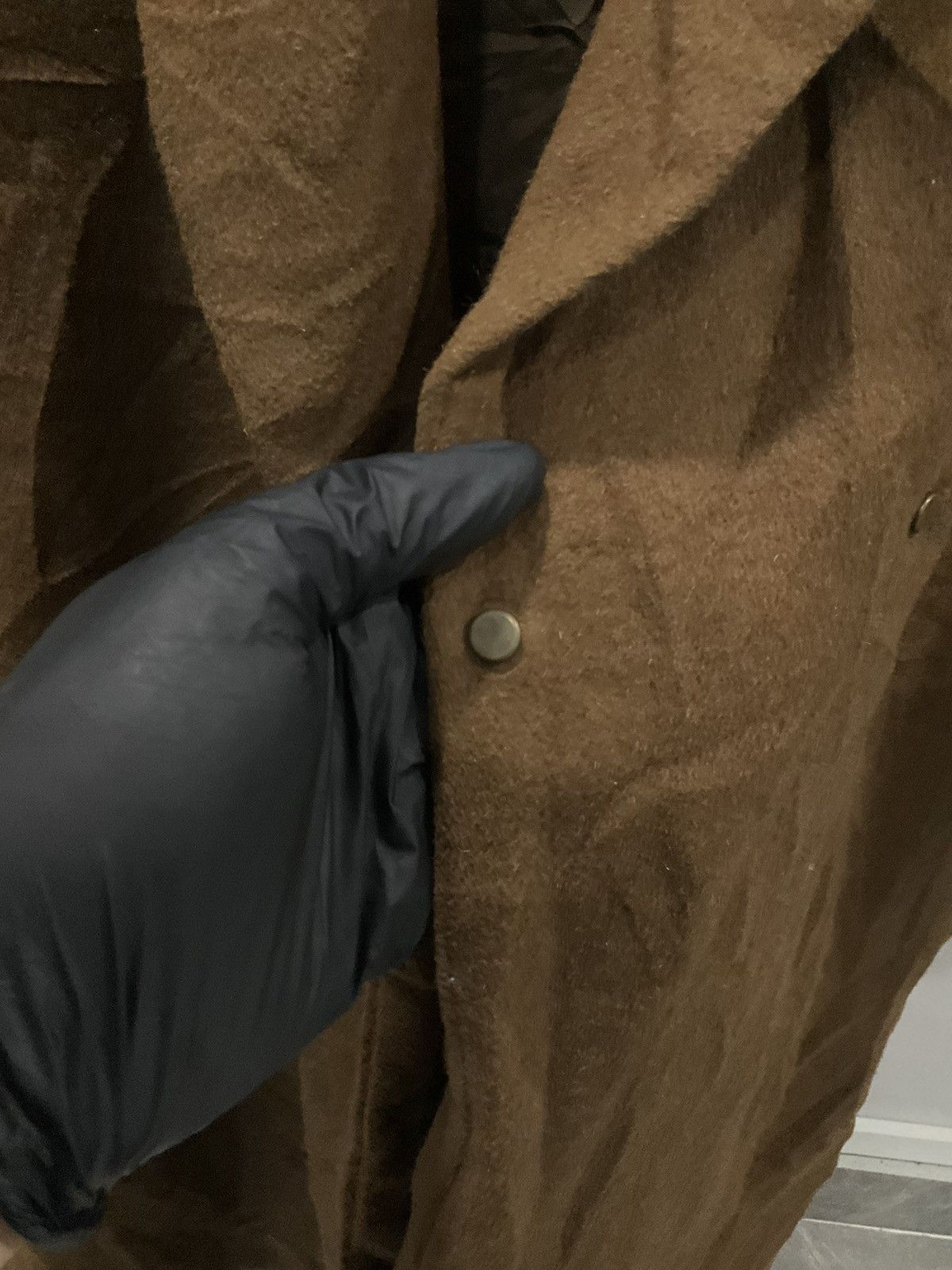 GU × Japanese Brand Gu Long Wool Overcoat Jacket Size US M / EU 48-50 / 2 - 5 Thumbnail