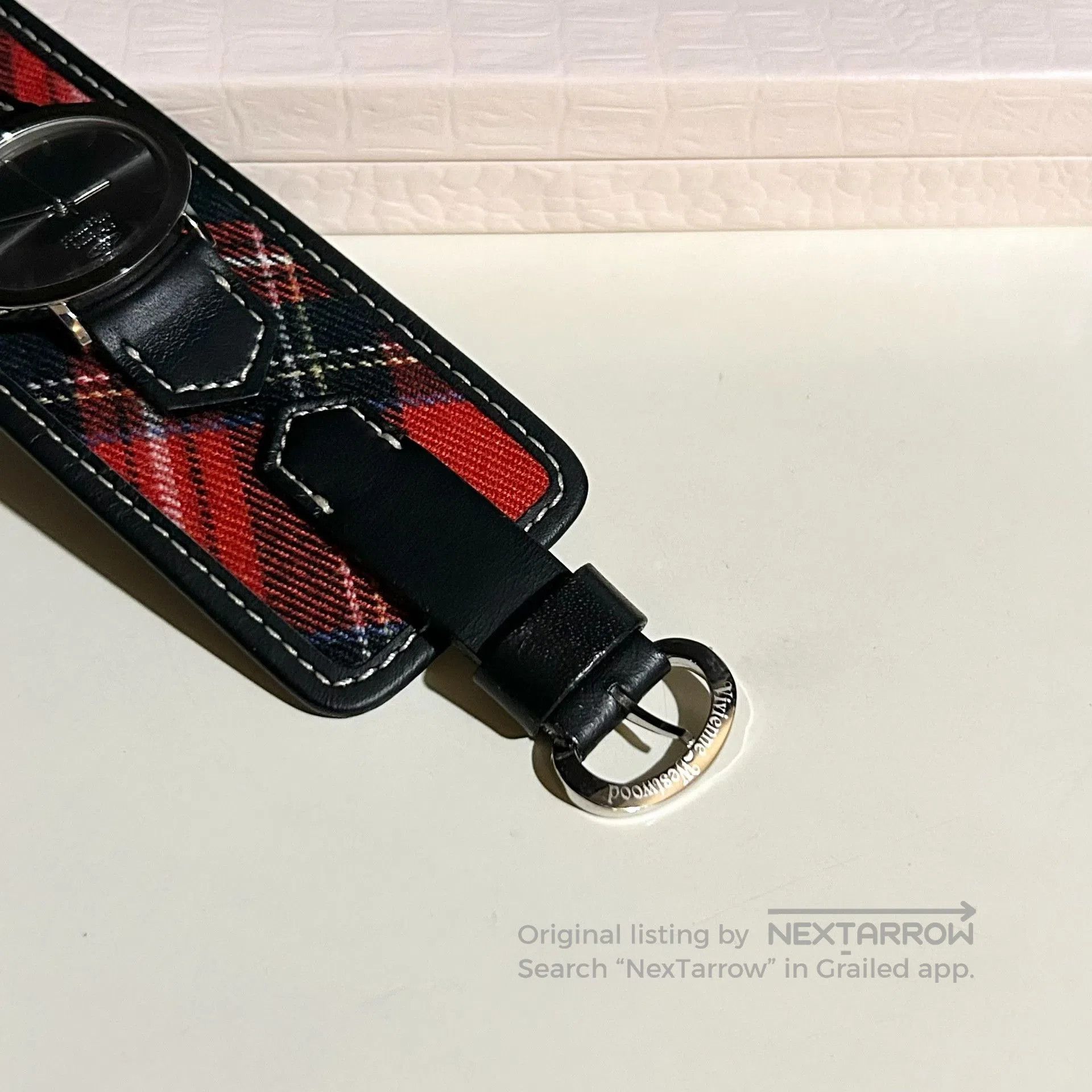 Vivienne Westwood Vivienne Westwood Vintage Saturn Red Black Check Watch. Size ONE SIZE - 6 Thumbnail