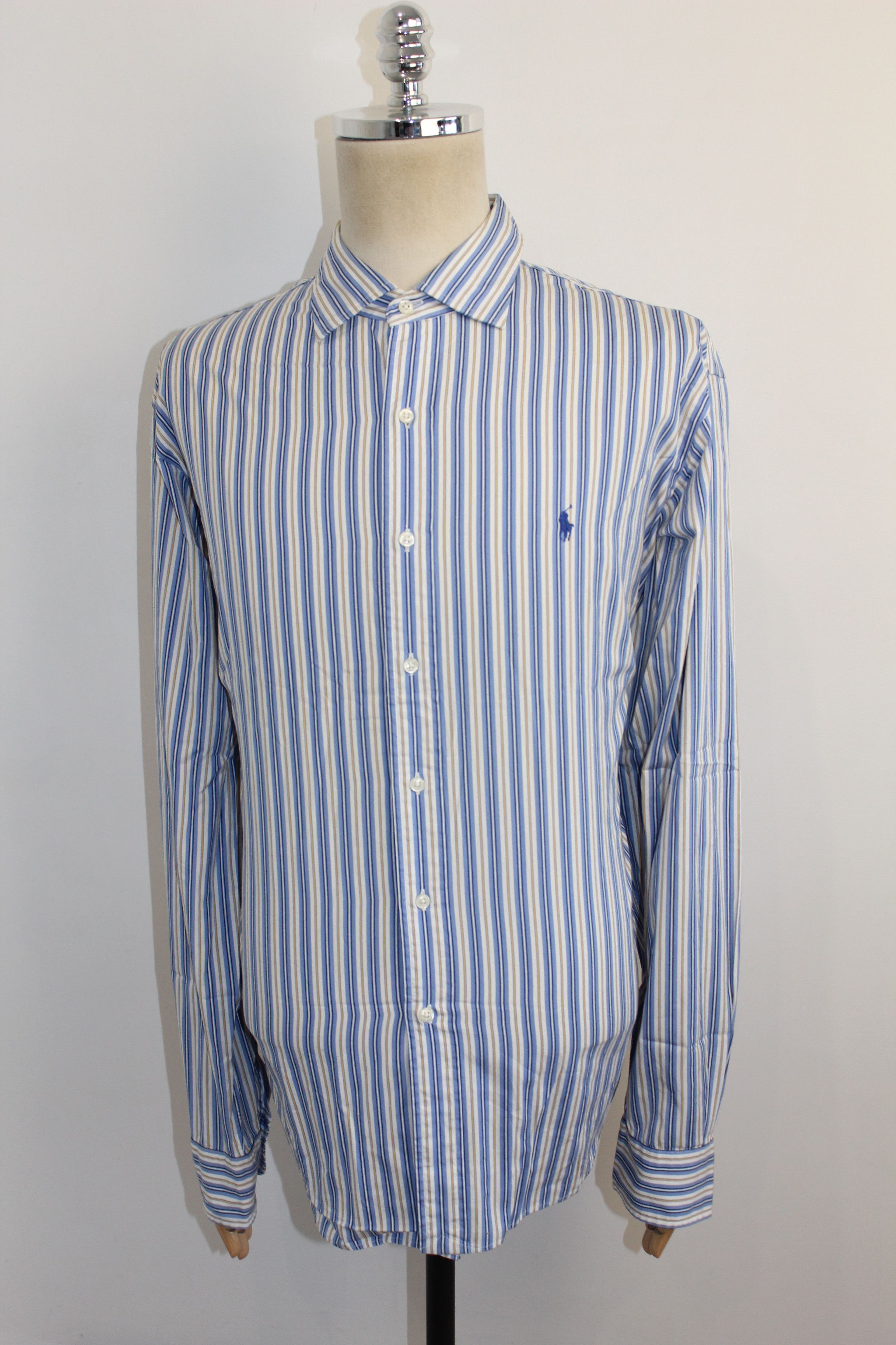 Polo Ralph Lauren Men's RALPH LAUREN Vintage Striped Shirt Top Size 2XL Size US XXL / EU 58 / 5 - 3 Thumbnail