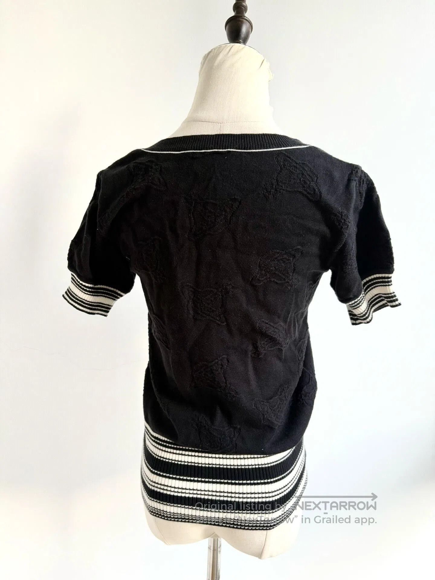 Vivienne Westwood vivienne westwood black short-sleeve cardigan. Size S / US 4 / IT 40 - 5 Thumbnail