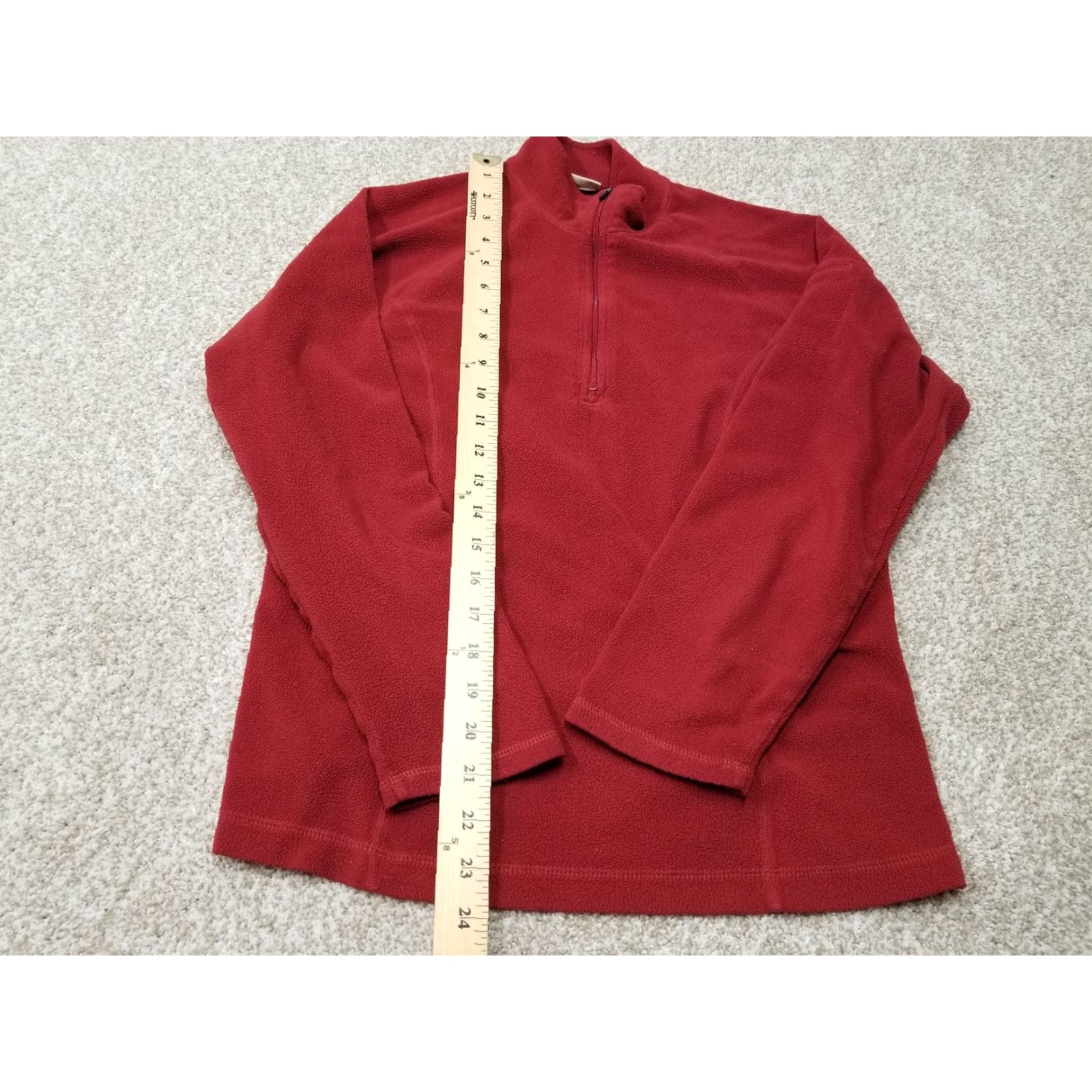 Vintage VINTAGE LL Bean Sweater Womens Small Red Polyester 1/4 Zip Pullover Fleece Casual Size S / US 4 / IT 40 - 4 Thumbnail