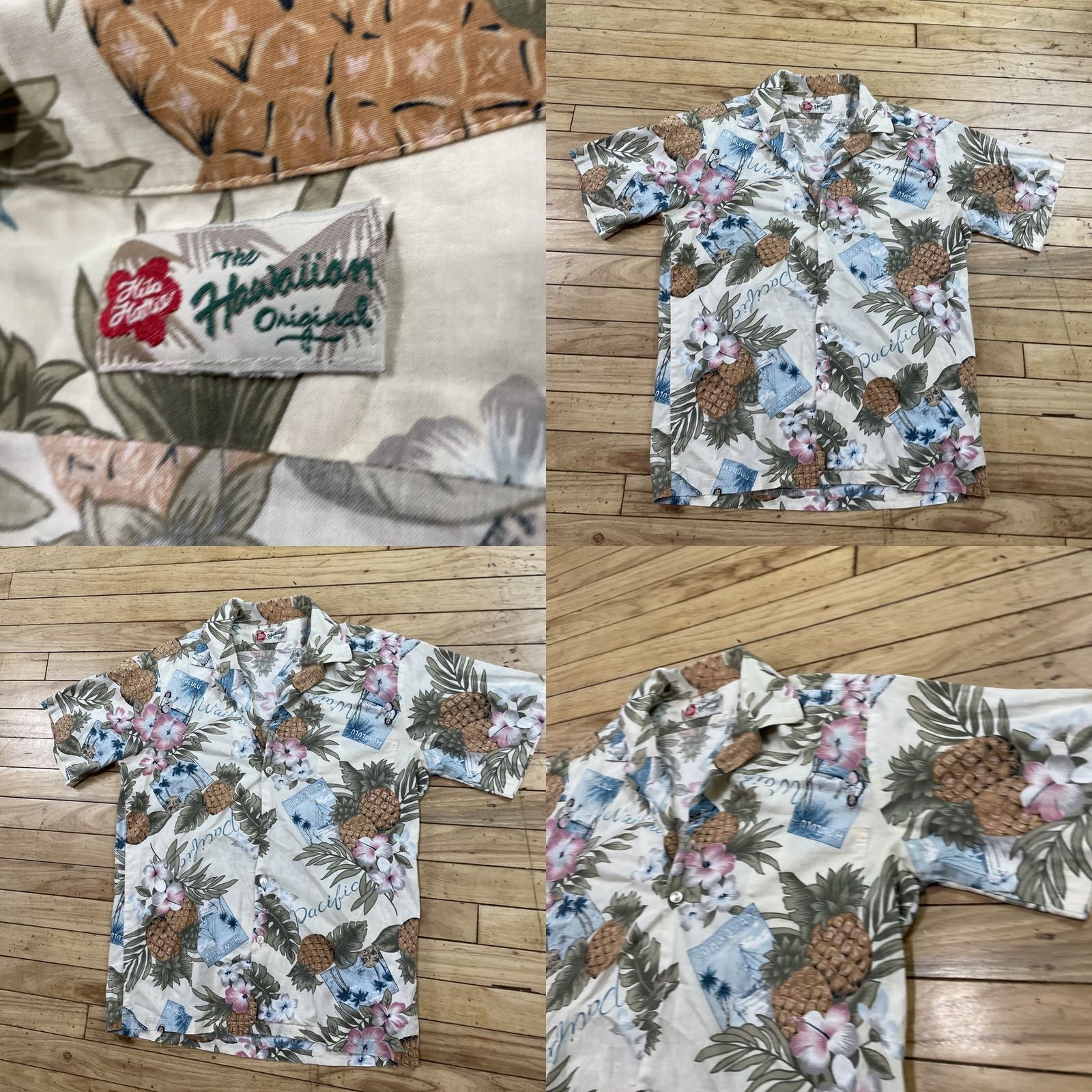 Hilo Hattie Hilo Hattie Hawaiian Button Shirt Men M Pacific Print Pineapple Graphic Relaxed Shirt Size US M / EU 48-50 / 2 - 9 Thumbnail