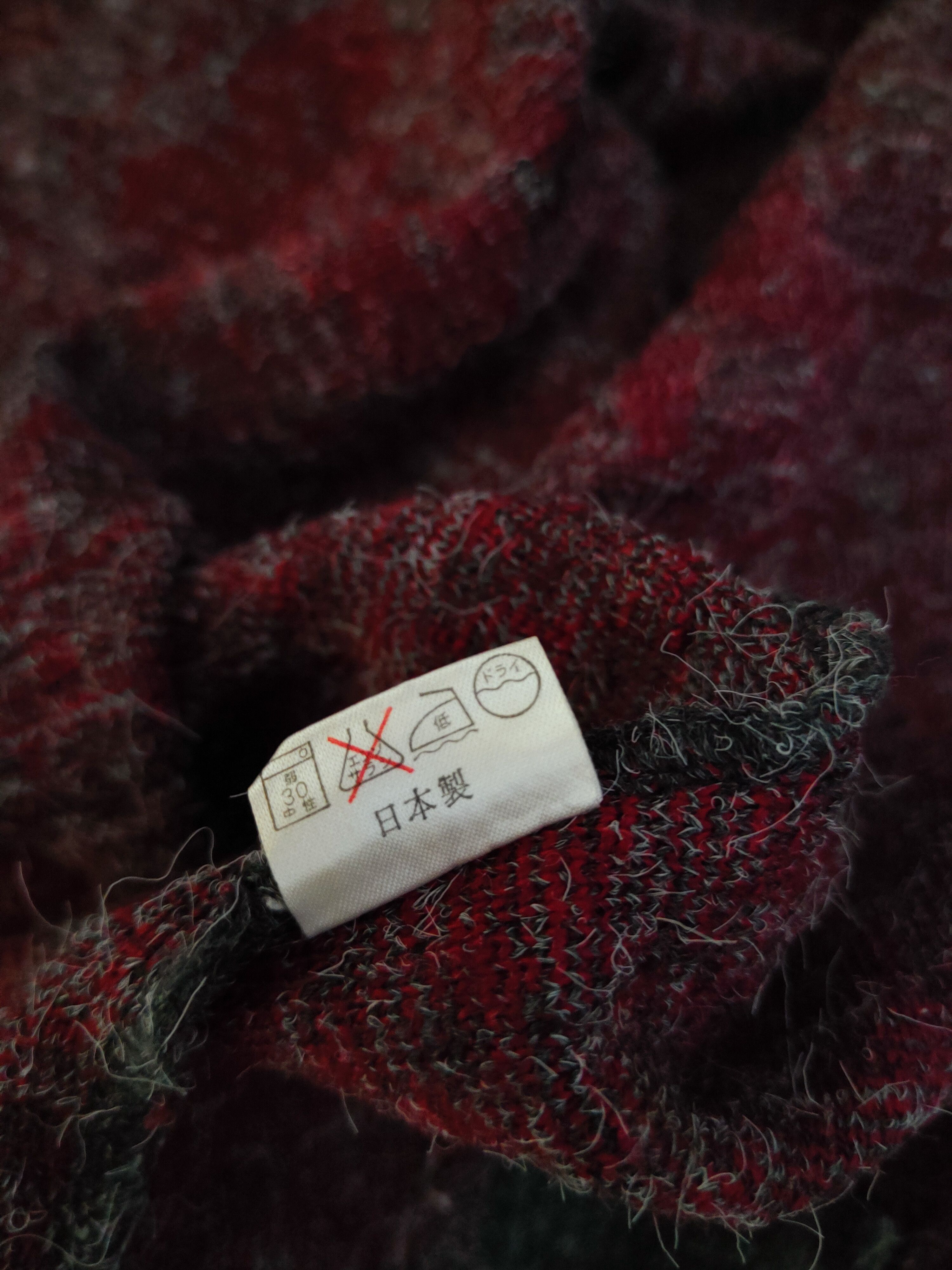Homespun Knitwear Mai Blume Dark Gray Knitwear mohair Cardigan #W545 Size L / US 10 / IT 46 - 10 Thumbnail