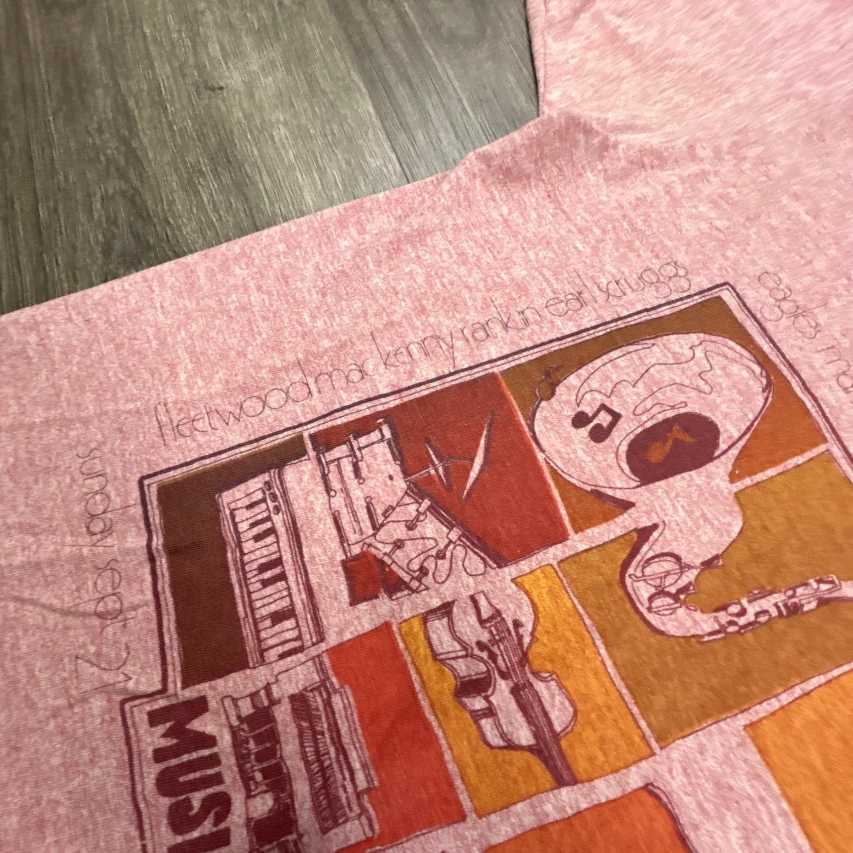 Vintage VINTAGE Miami River Music Festival Shirt Mens S Ringer Fleetwood Mac Eagles 1975 Size US S / EU 44-46 / 1 - 4 Thumbnail