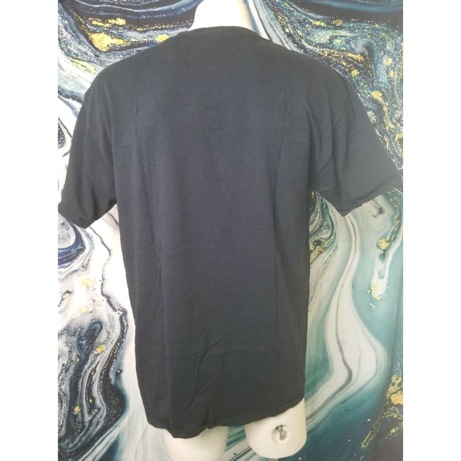 Fruit Of The Loom Mens L D.A.R.E. To Resist Drugs & Violence Lion Dare Flag Police T Shirt Size US L / EU 52-54 / 3 - 2 Thumbnail