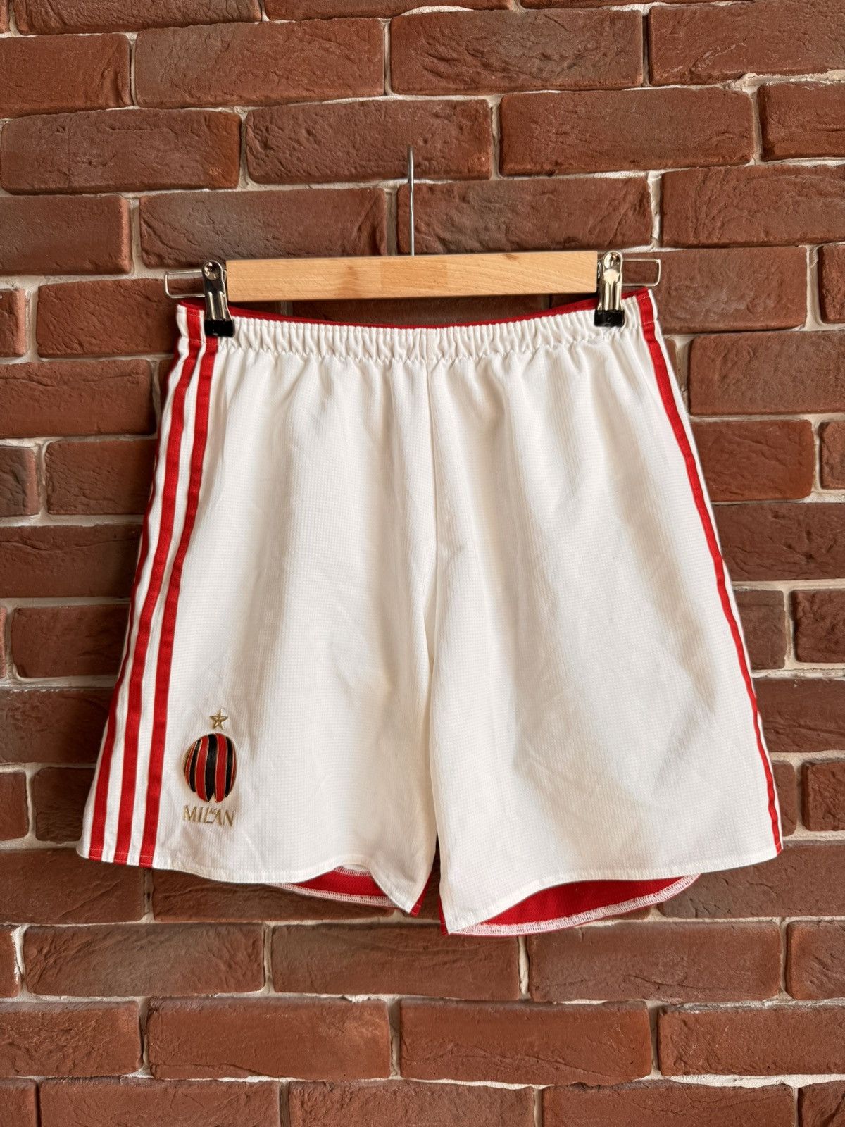 AC Milan Adidas SAMPLE Football Shorts Soccer Green Sport M