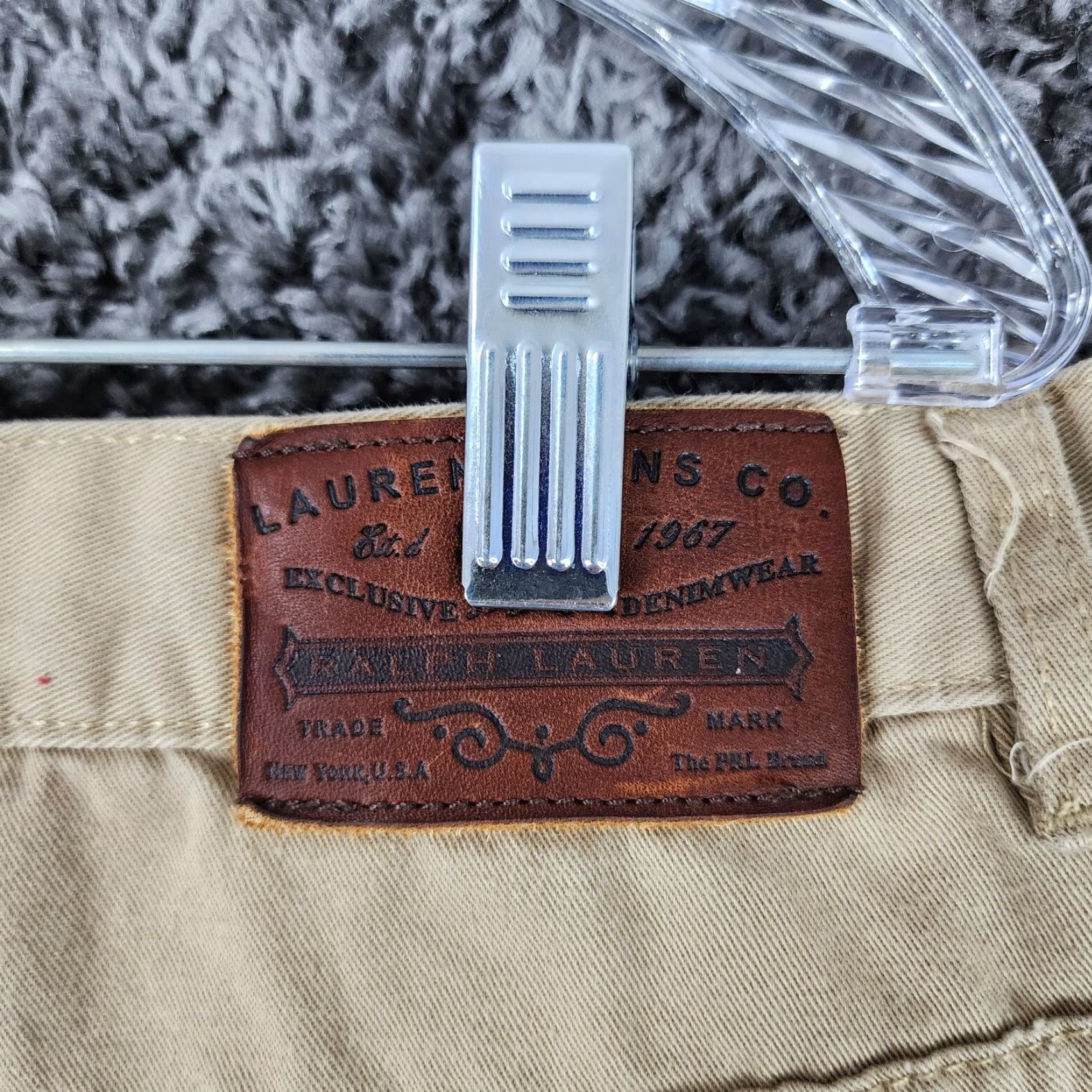 Ralph Lauren VINTAGE Lauren Ralph Lauren Womens Capri Pants Size 14 Petite Beige Cotton Midcalf Size ONE SIZE - 7 Thumbnail