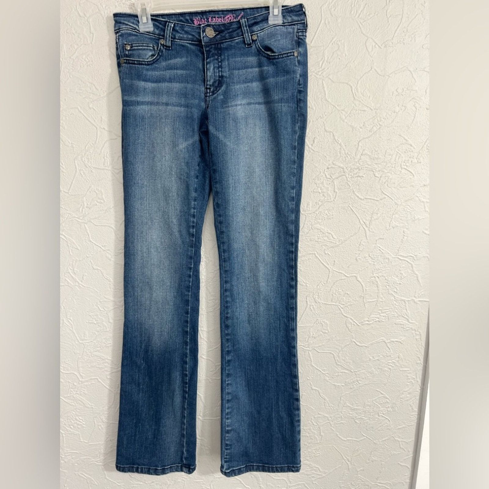 Other Blac Label Pink Low Rise Straight Leg Jeans Women Sz 27x34 Size 27" / US 4 / IT 40 - 1 Thumbnail