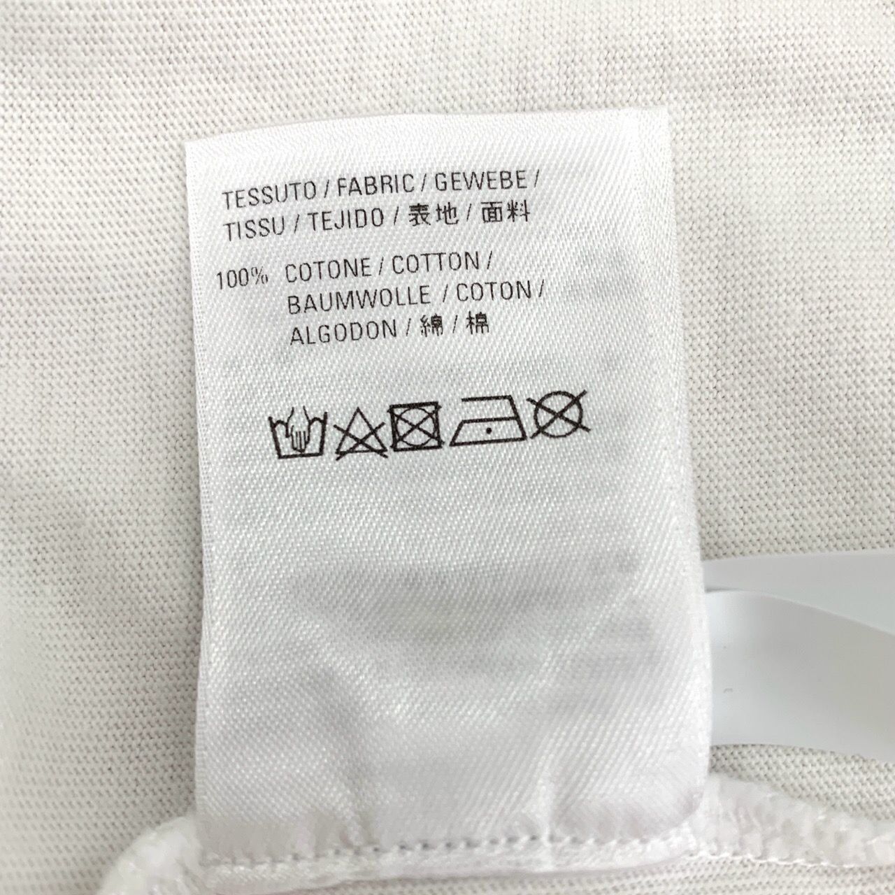 Balenciaga [Balenciaga] Eco-Friendly Print Round-Neck White Cotton Shor Size XS / US 0-2 / IT 36-38 - 3 Thumbnail