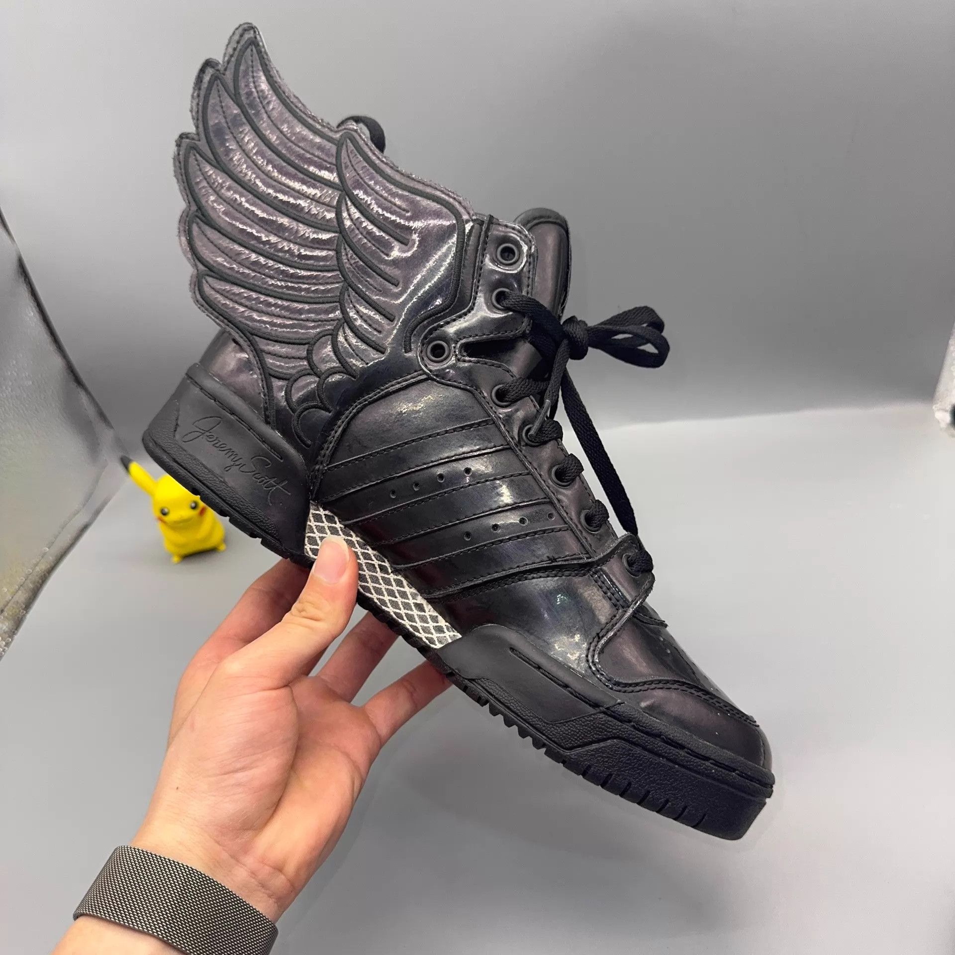 Adidas adidas originals x JEREMY SCOTT Wings 2.0 Black Size US 8 / EU 41 - 7 Thumbnail