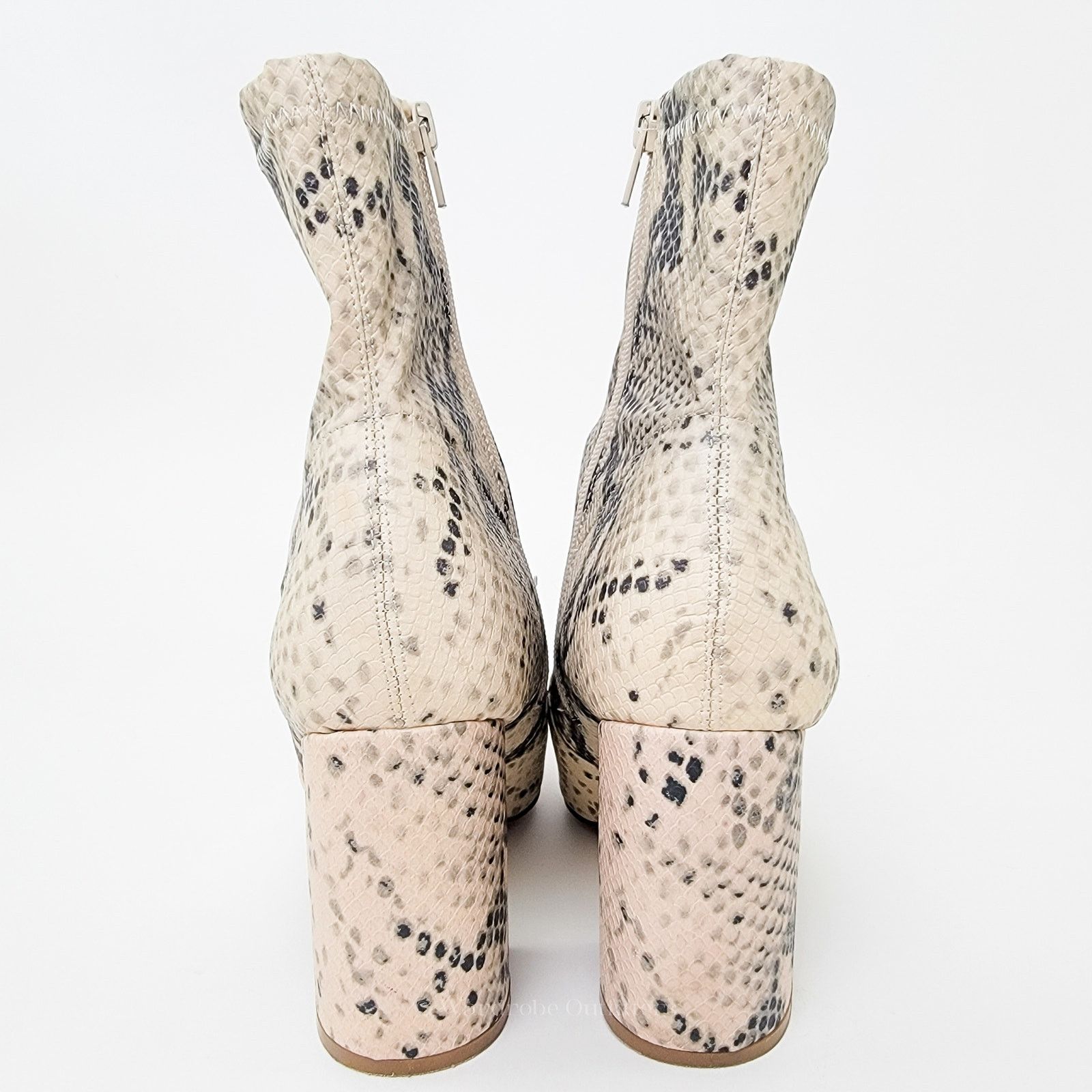 Steve Madden Steve Madden Chunky Block Heel Chelsea Snake Skin Boots Size US 8.5 / IT 38.5 - 8 Thumbnail