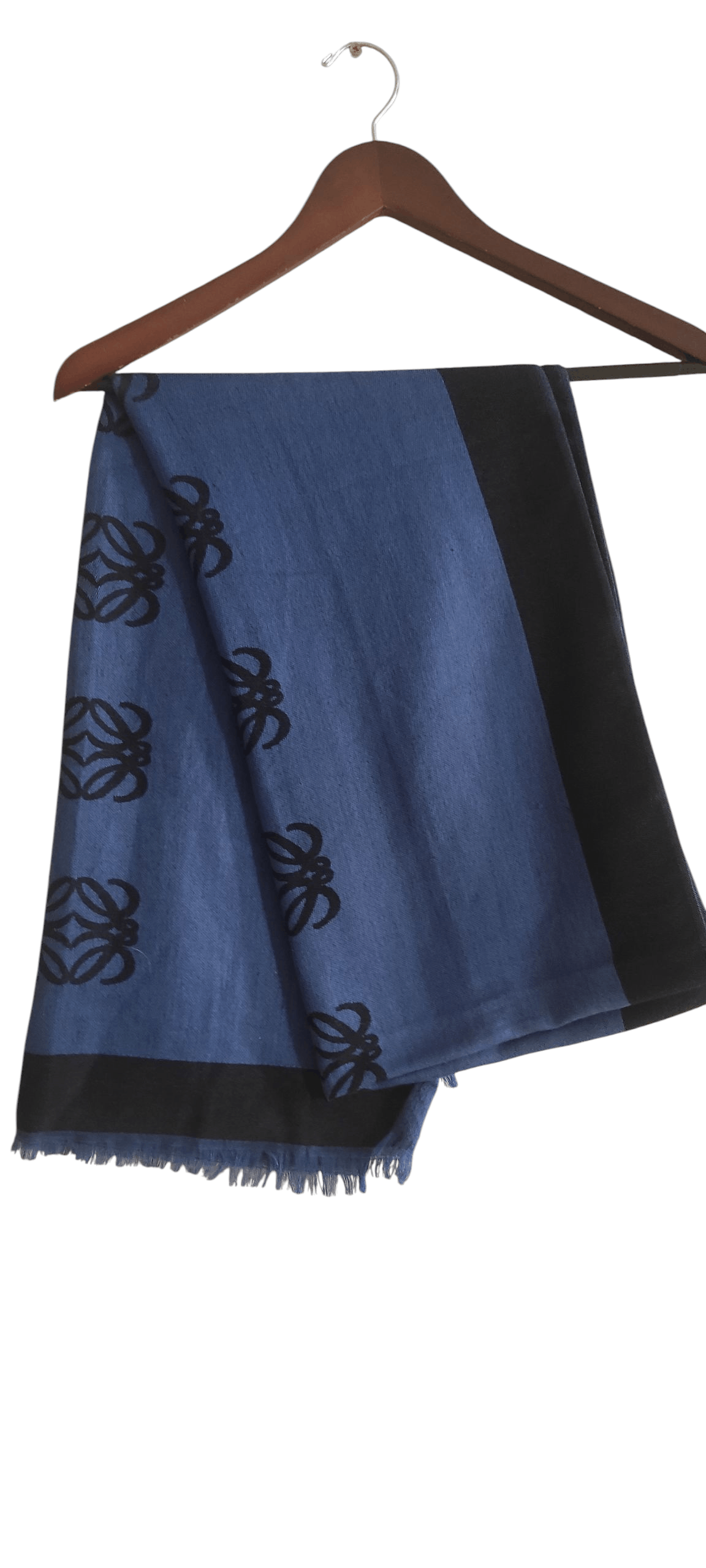 Loewe Loewe Women's Plaid Wool & Silk Blend Anagram Scarf Size ONE SIZE - 4 Thumbnail