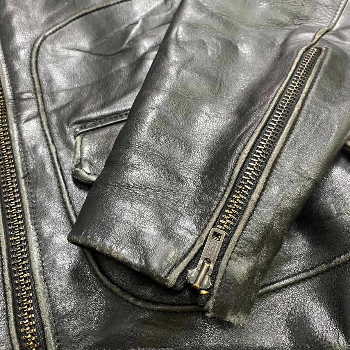 Genuine Leather VINTAGE PROTECH LEATHER APPAREL RIDER JACKET Size US M / EU 48-50 / 2 - 15 Thumbnail