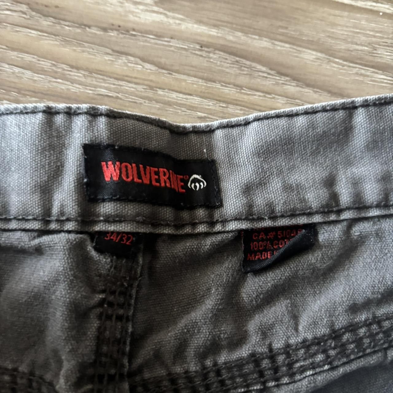 Vintage Crazy Vintage Y2K/2000s Grunge Faded Grey Workwear Skater Carpenter Pants! 34x32 Size US 34 / EU 50 - 8 Thumbnail