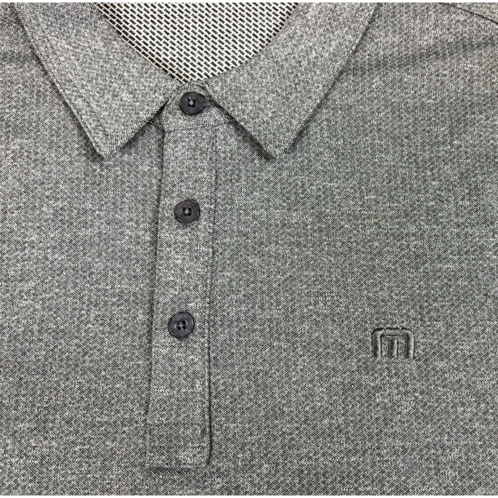 TravisMathew Travis Mathew Polo Shirt Men's Gray XL Polo Shirt, Travis Mathew, Gray, XL, Short Sleeve, Collared, Golf, Sports, Logo, 100% Polyester Size US XL / EU 56 / 4 - 4 Thumbnail