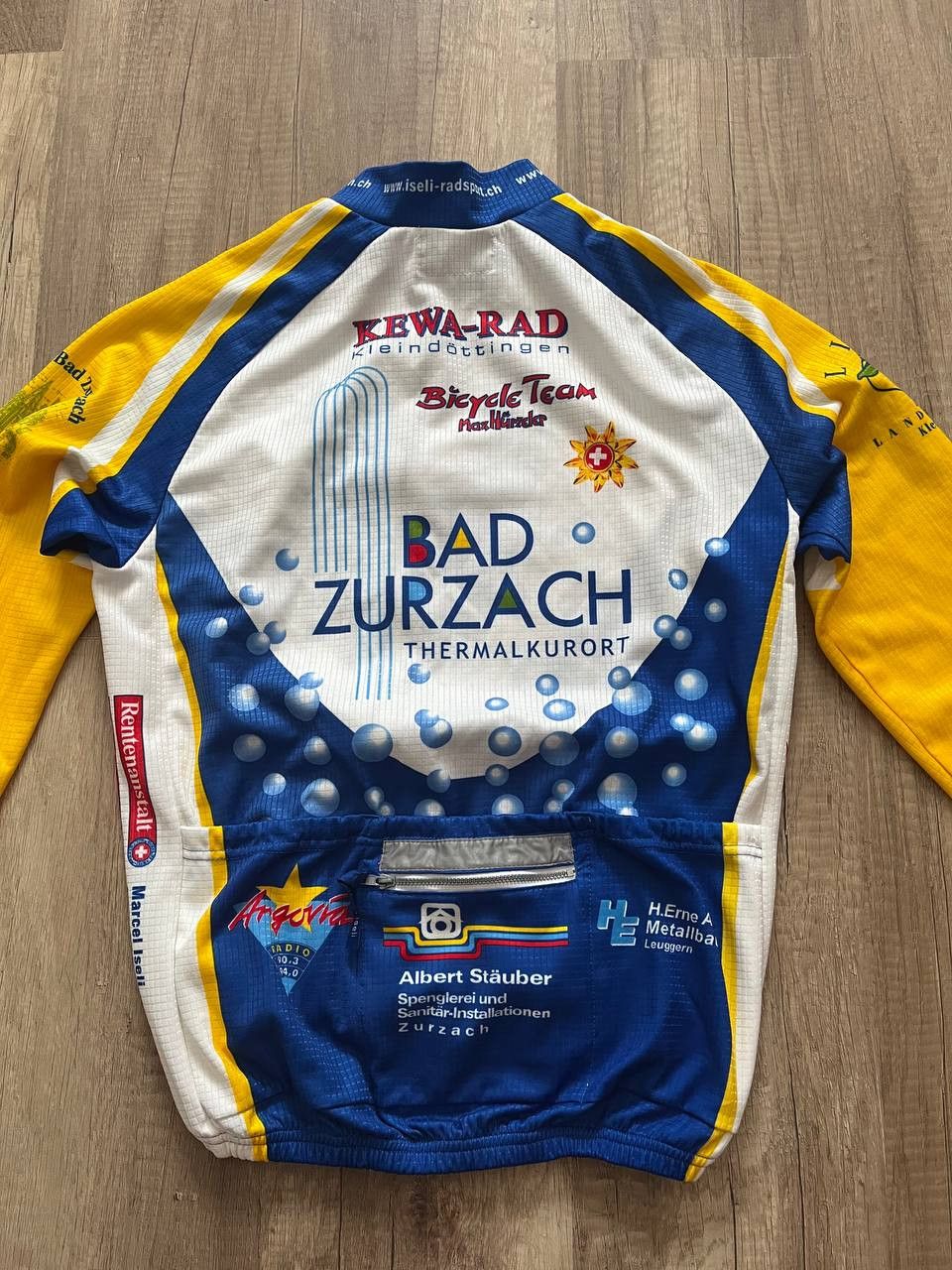 Other Michel Jordi Cycling Jersey Bike Shirt Bad Zurzach Size US M / EU 48-50 / 2 - 5 Thumbnail