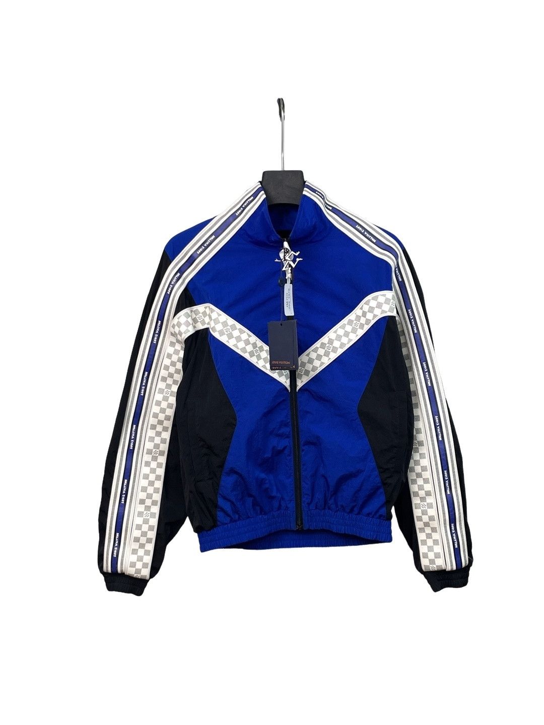 Louis Vuitton Louis Vuitton SS22 Damier Zip Track Jacket Size 48 Size US M / EU 48-50 / 2 - 1 Thumbnail