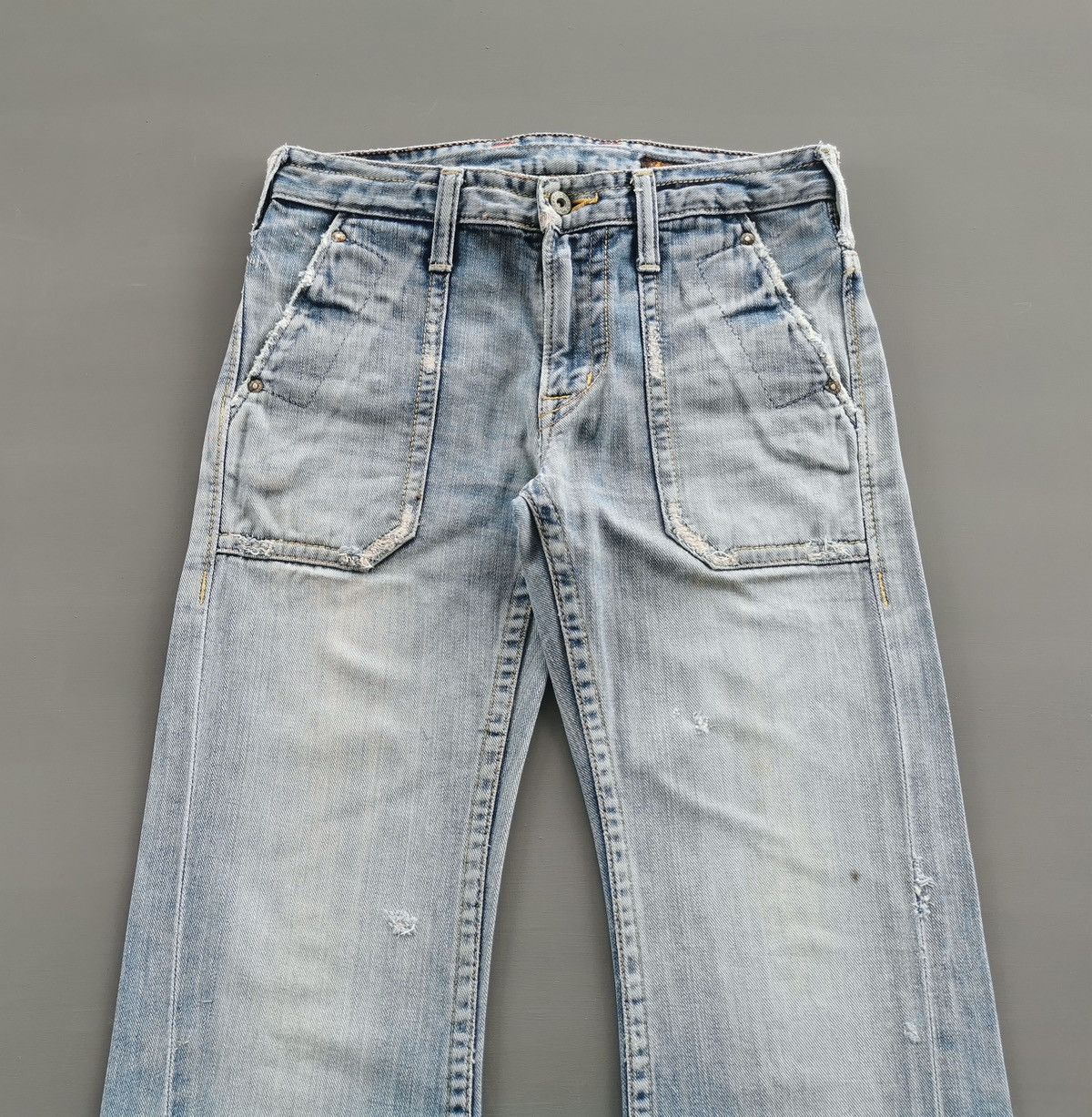 Japanese Brand Flared Bootcut Lady Vintage Brappers Japan Jeans Size 30" / US 8 / IT 44 - 2 Thumbnail