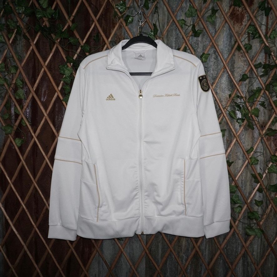 Adidas Medium -Vintage Y2K Adidas Germany soccer 2000s track jacket Size US M / EU 48-50 / 2 - 1 Thumbnail