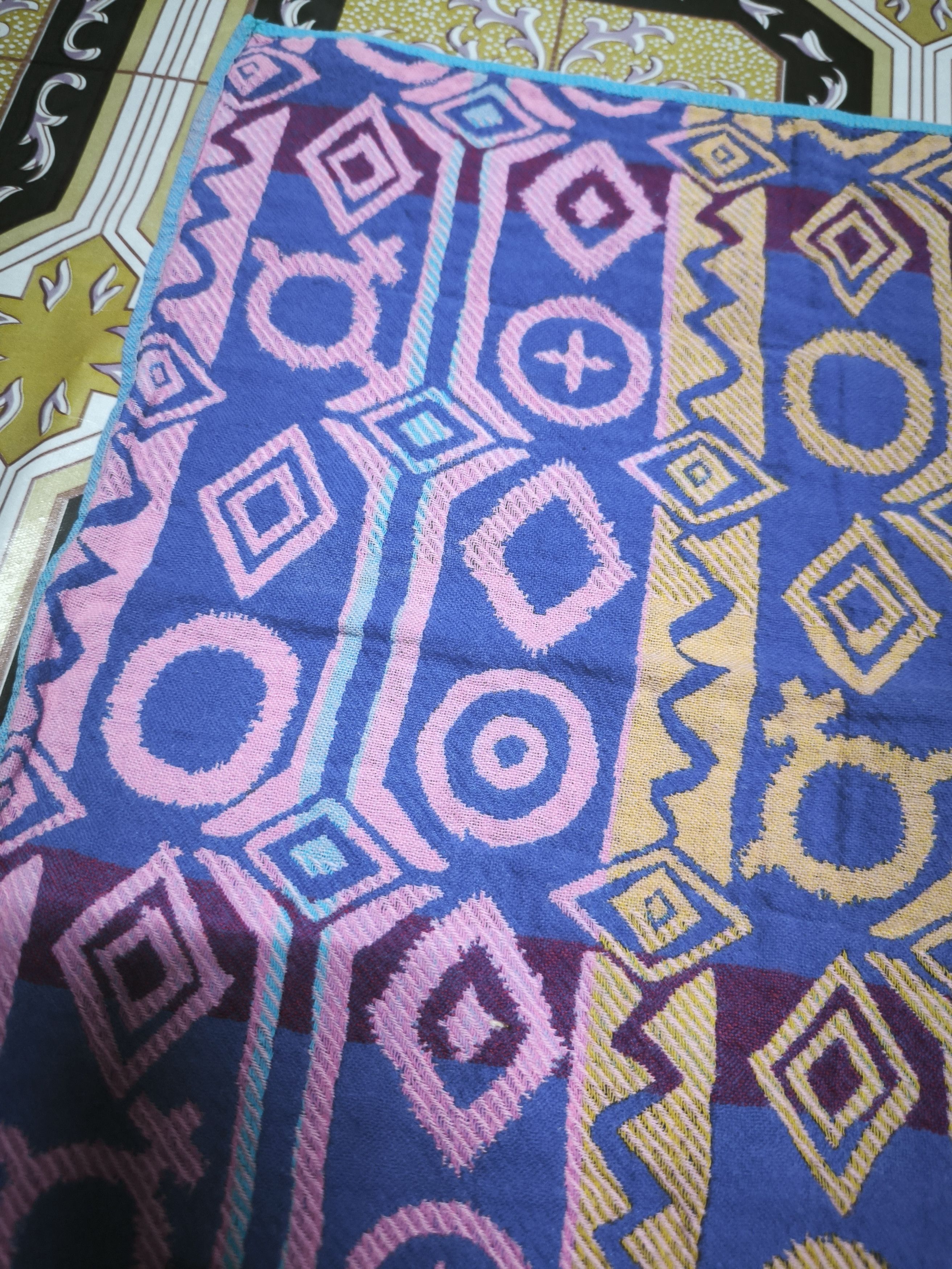 Vivienne Westwood Geometric Fullprint Woven Square Hand Towel/Kerchief Size ONE SIZE - 9 Thumbnail