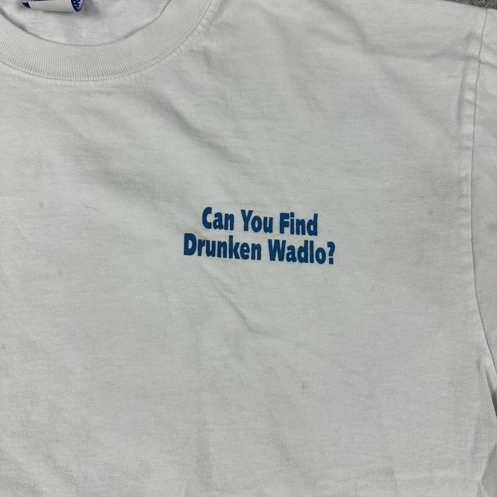 Vintage Vintage Where's Waldo Parody Shirt XL Drunken Waldo Size US XL / EU 56 / 4 - 4 Thumbnail