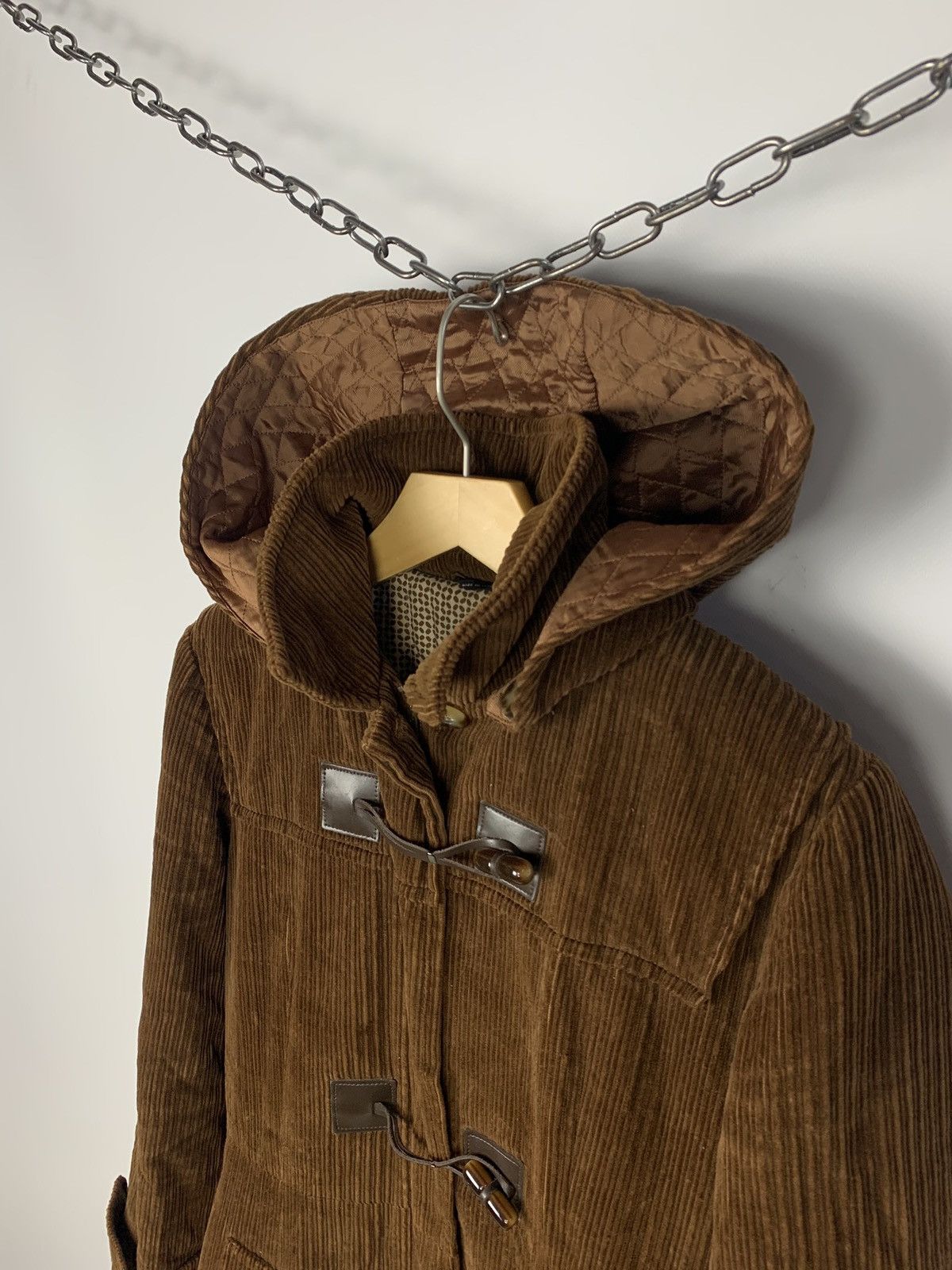 Weekend Max Mara Weekend Max Mara Velvet Duffle Coat Full Zip Hooded Size 44 Size M / US 6-8 / IT 42-44 - 4 Thumbnail
