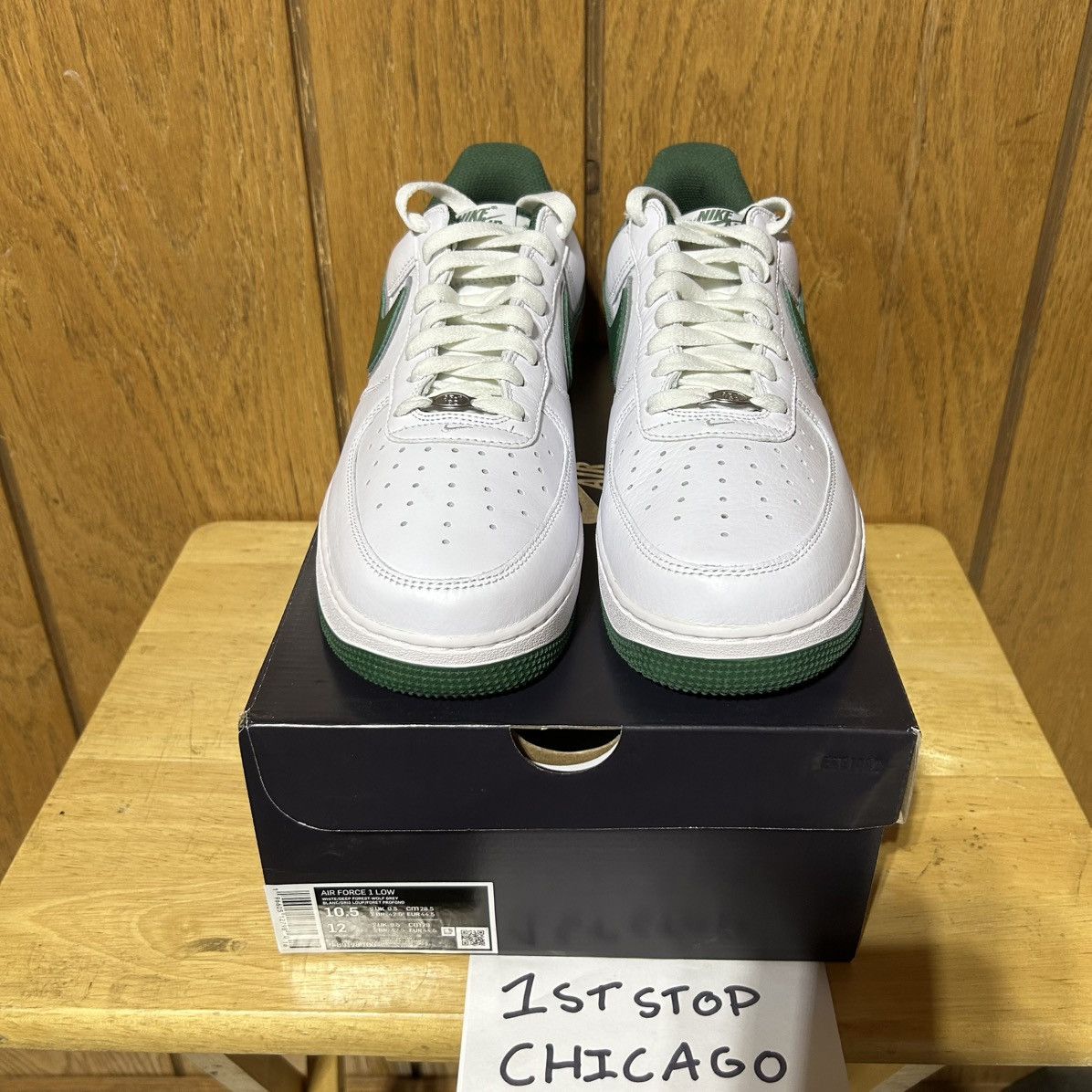 Nike Nike Air Force 1 Low Horsemen LBJ White FB9128-100 10.5 NEW Size US 10.5 / EU 43-44 - 2 Thumbnail