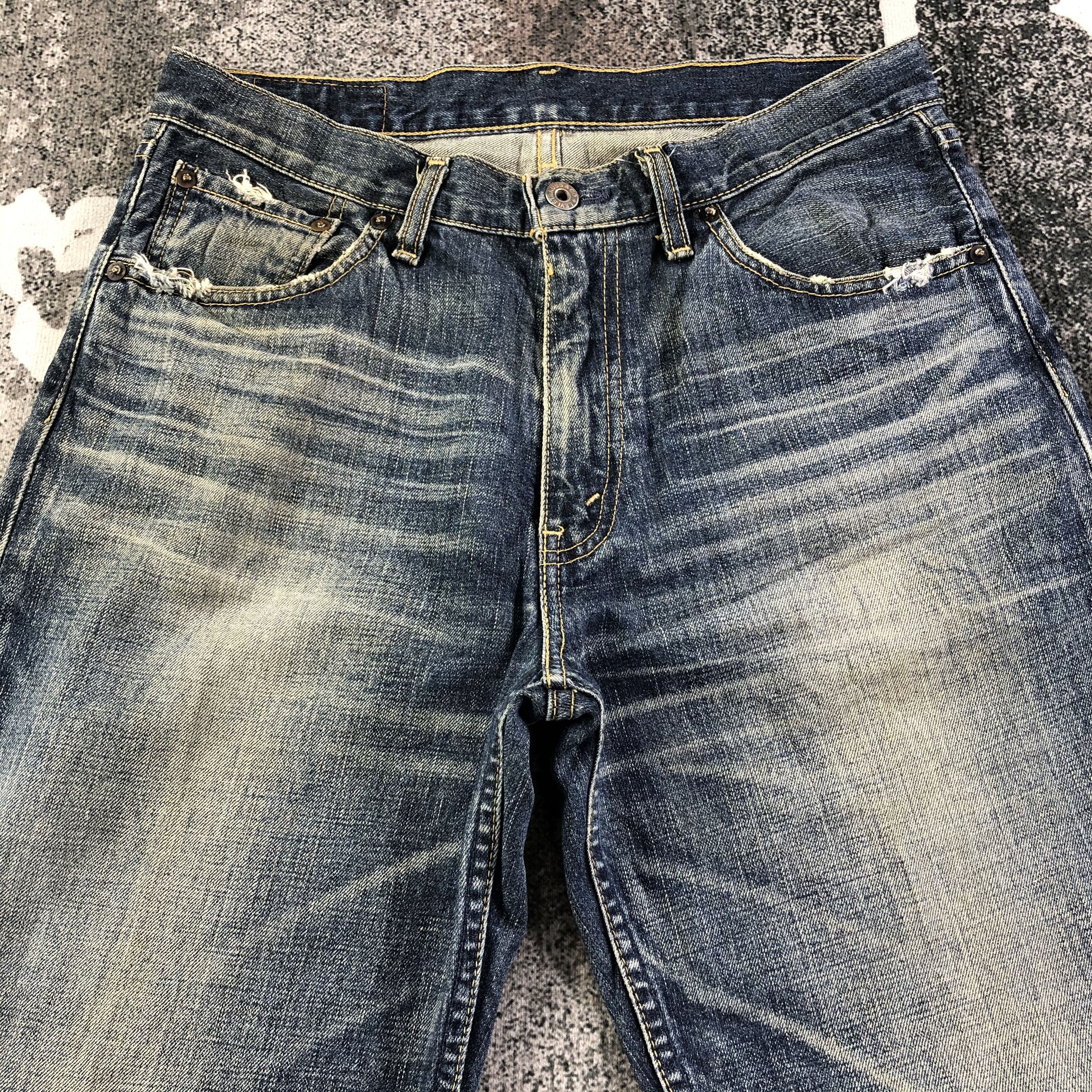 Levi's Vintage Levis 502 Jeans Faded Blue Denim KJ1814 Size US 31 - 3 Thumbnail