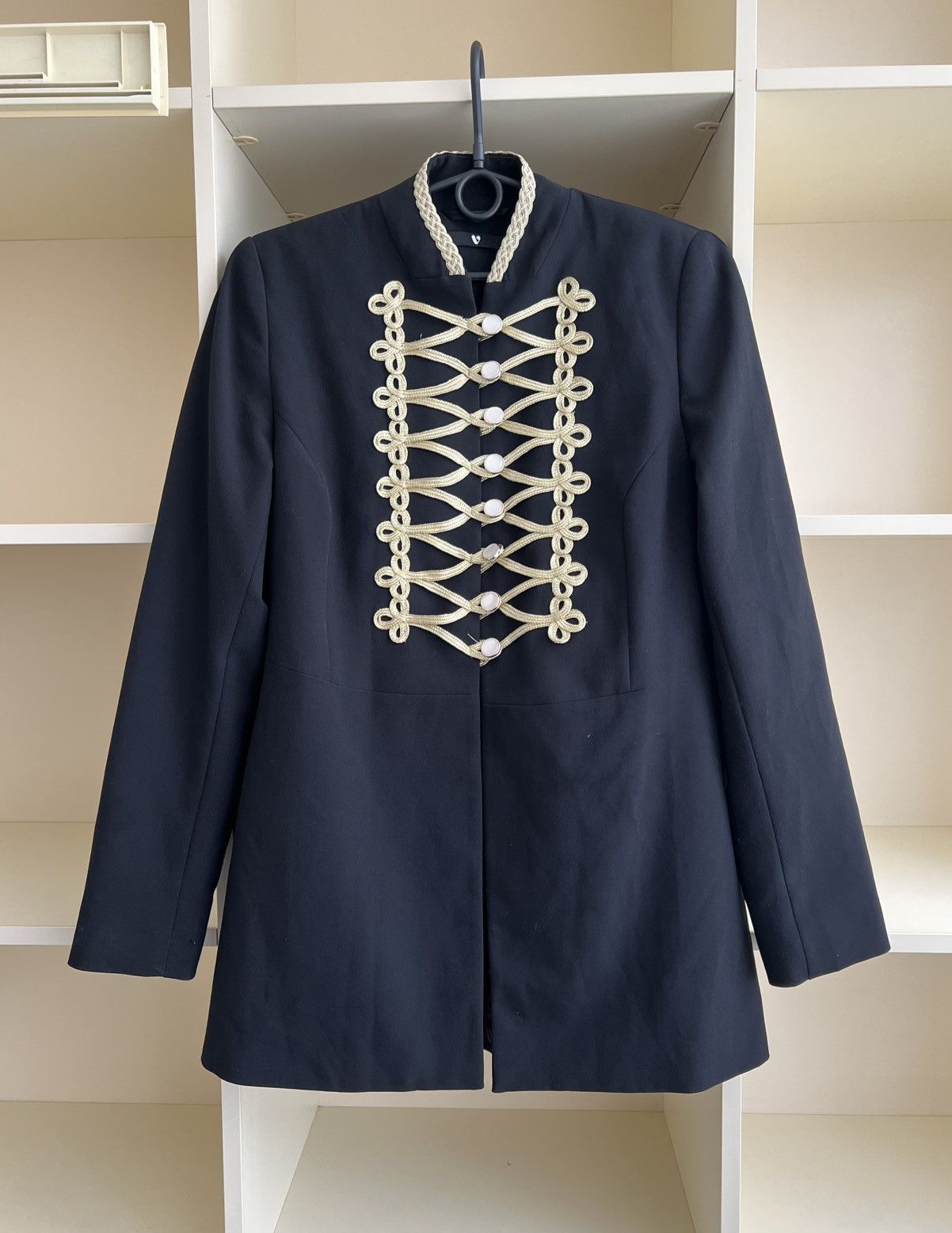 Vintage Napoleonic Style Military Blazer V By Very Gold Embroidery Size M / US 6-8 / IT 42-44 - 1 Thumbnail
