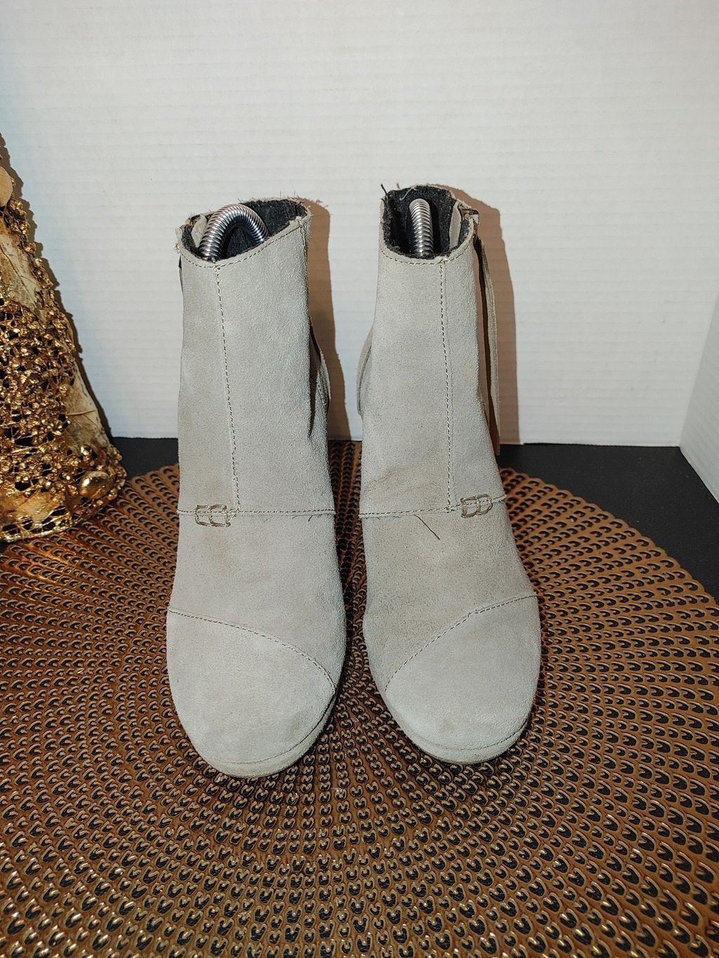 Toms TOMS Sadie Suede Wedge Booties Size 6 Size US 6 / IT 36 - 1 Thumbnail