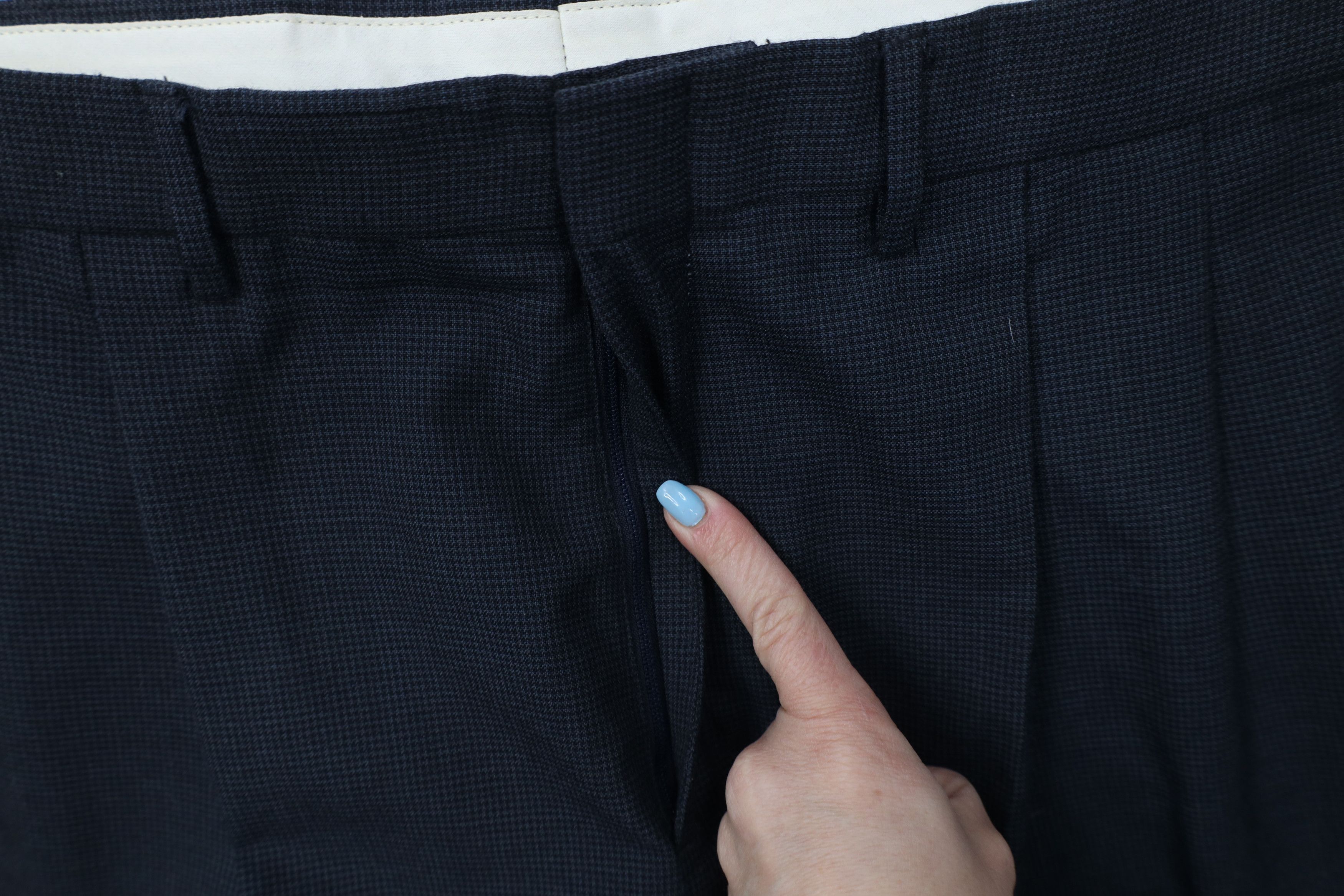Vintage Vintage 70s Streetwear Houndstooth Wide Leg Chino Pants Size US 38 / EU 54 - 6 Thumbnail