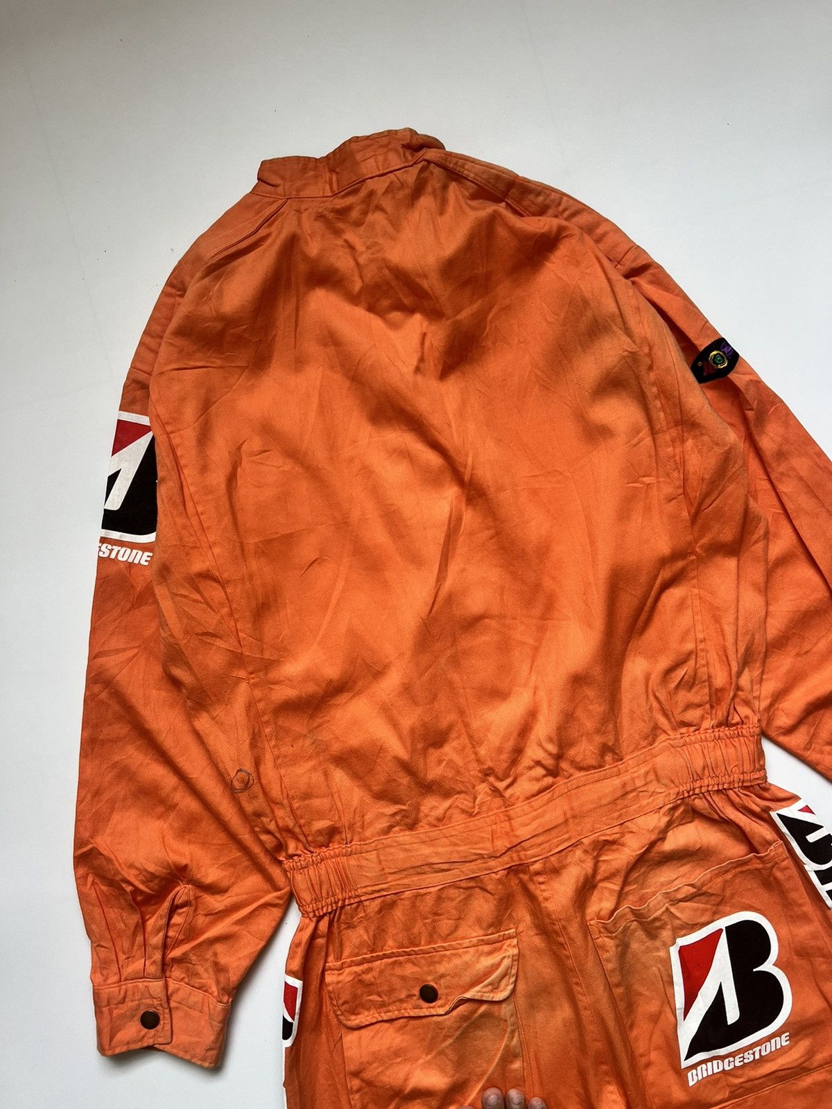 Japanese Brand Bridgestone Racing Coverall Workers Size US 32 / EU 48 - 10 Thumbnail