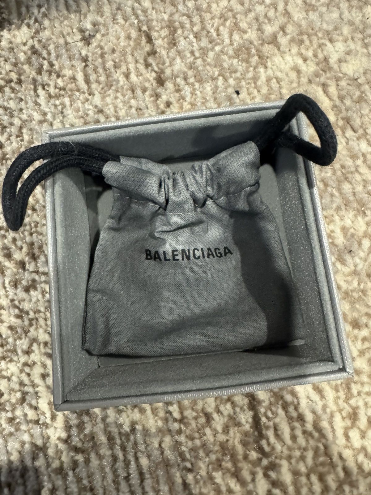 Balenciaga Balenciaga Cut XS Sterling-Silver Single Earring Size ONE SIZE - 5 Thumbnail