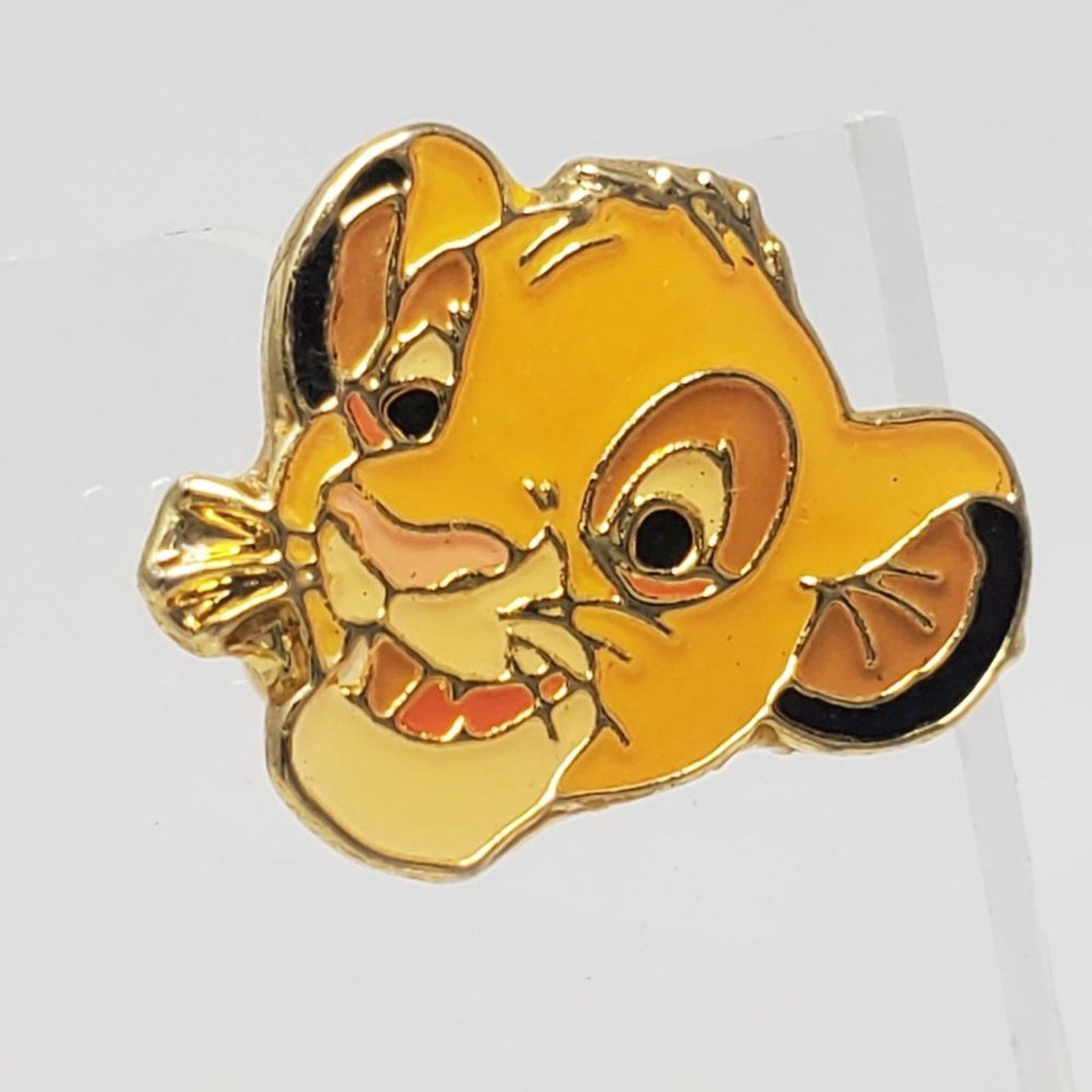 Disney Disney x AAi Vintage 1990s Simba Stud Enamel Earrings - Rare Size ONE SIZE - 5 Thumbnail