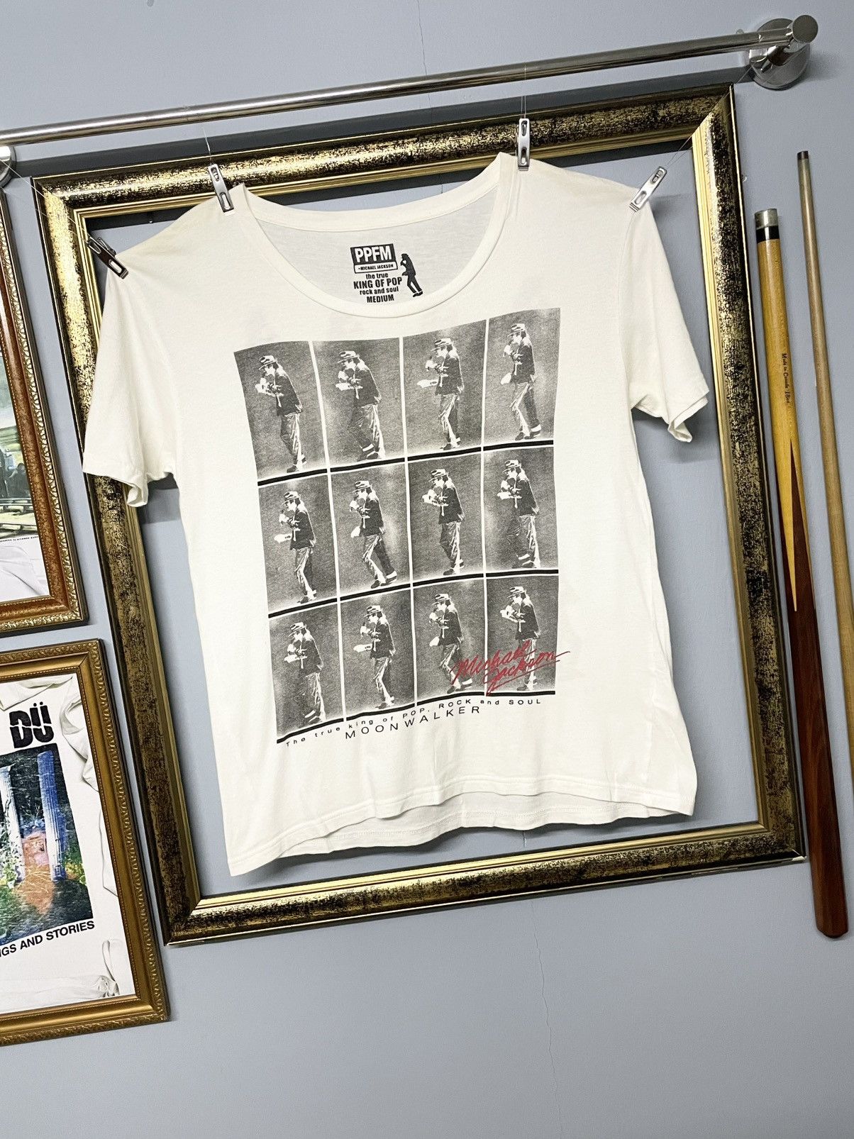 PPFM Vintage Designer PPFM x Michael Jackson King Of Pop Tshirt Size US S / EU 44-46 / 1 - 2 Thumbnail