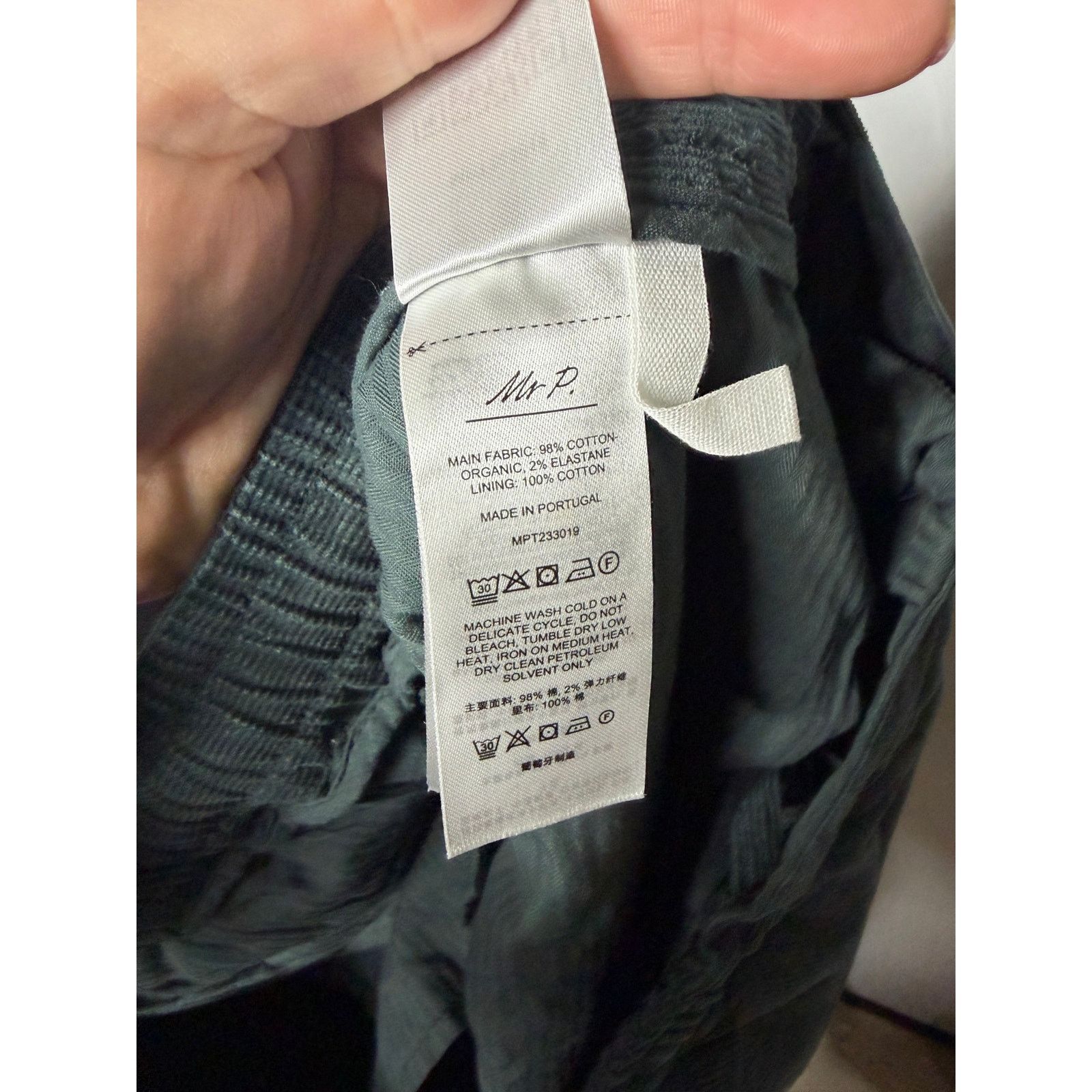 Mr P. MR P. Phillip Straight-Leg Cotton-Corduroy Trouser green Size US 32 / EU 48 - 10 Thumbnail