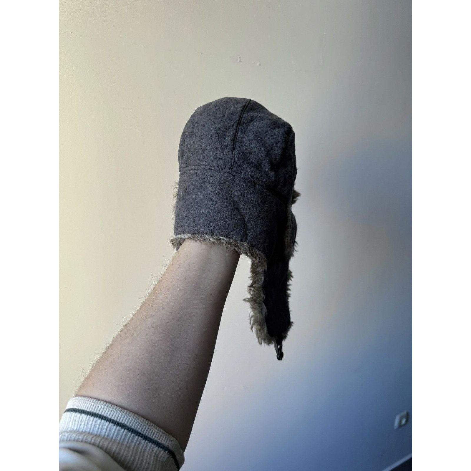 Japanese Brand × Vintage Y2K Ushanka Faux Fuzzy Fur Alt Trapper Hat Size ONE SIZE - 3 Thumbnail