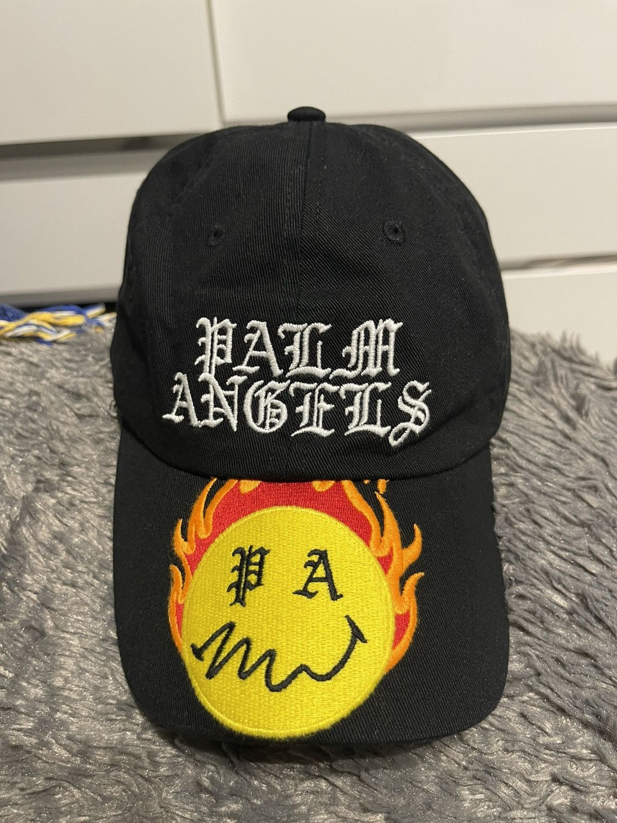 Palm Angels Palm Angels ‘Burning Head’ Baseball Cap | Grailed