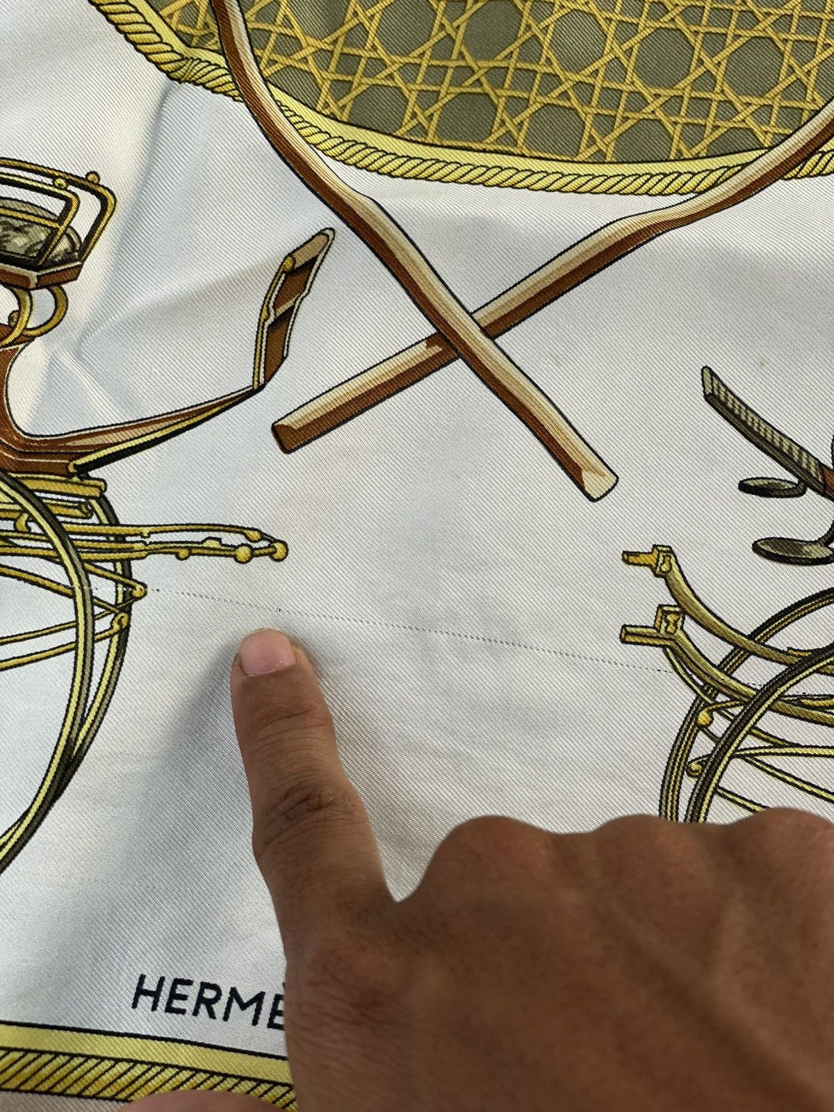 Hermes Hermes La Perriere | Scarf Size ONE SIZE - 9 Thumbnail