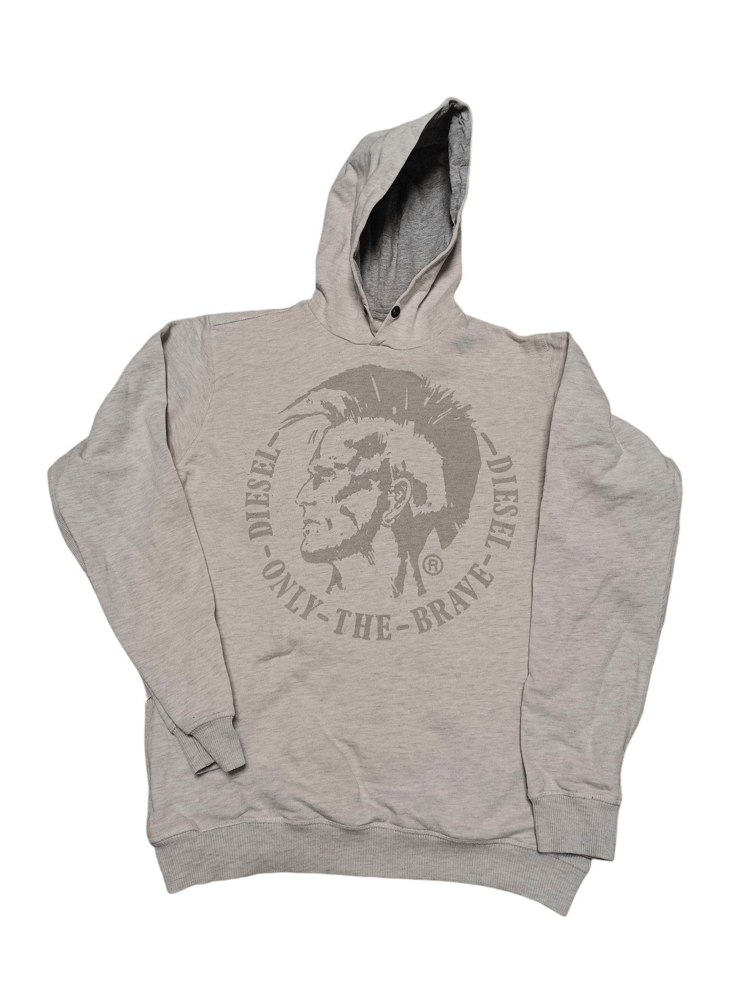 Diesel DIESEL VINTAGE ONLY THE BRAVE INDIAN HOODIE Size US L / EU 52-54 / 3 - 1 Thumbnail